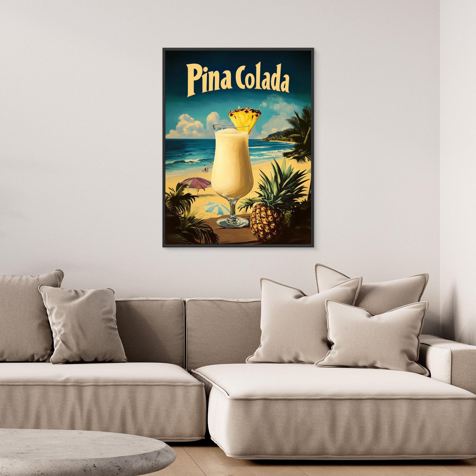 Canvas Print - Pina Colada Vintage by Andreas Magnusson