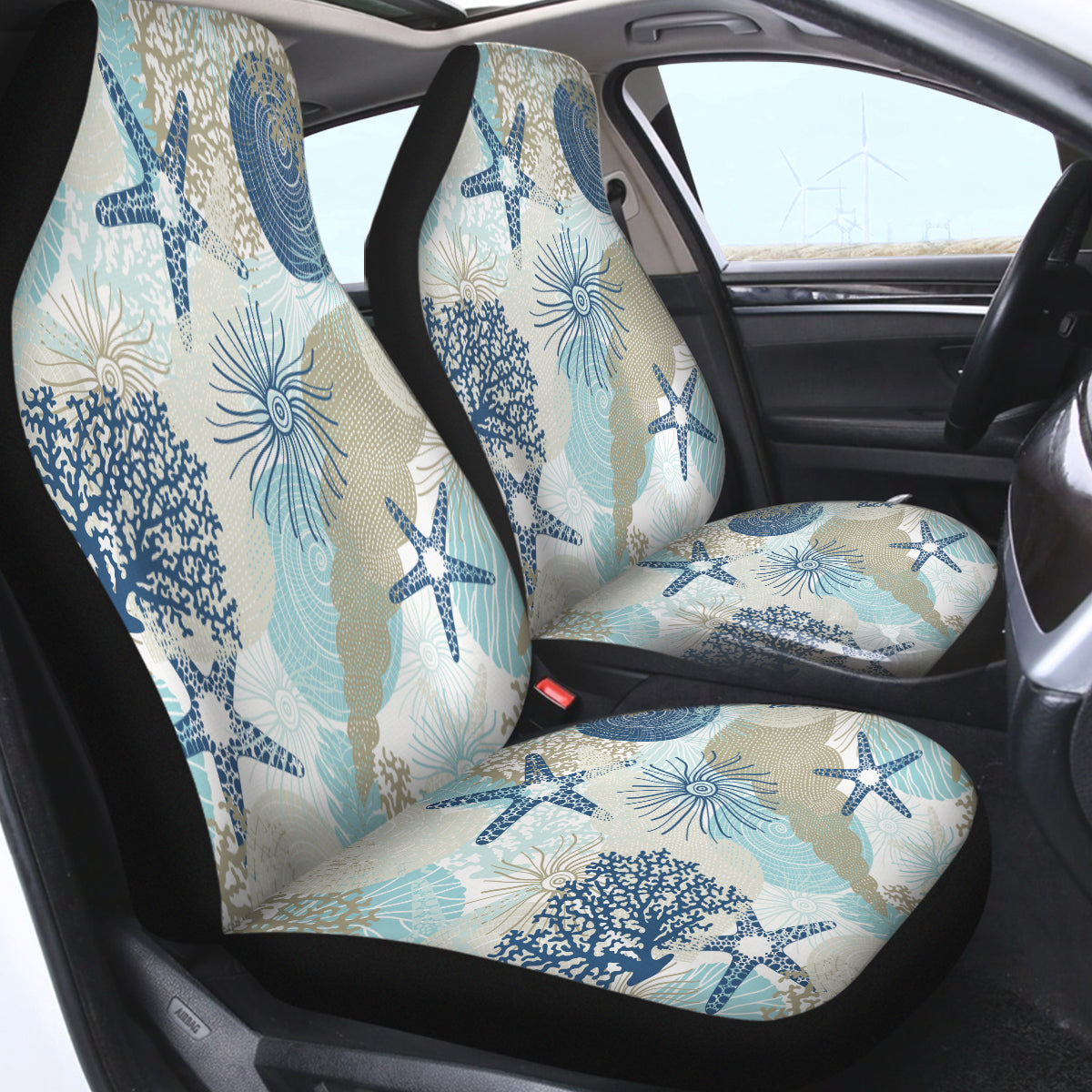 Beach Treasures Car Seat Cover