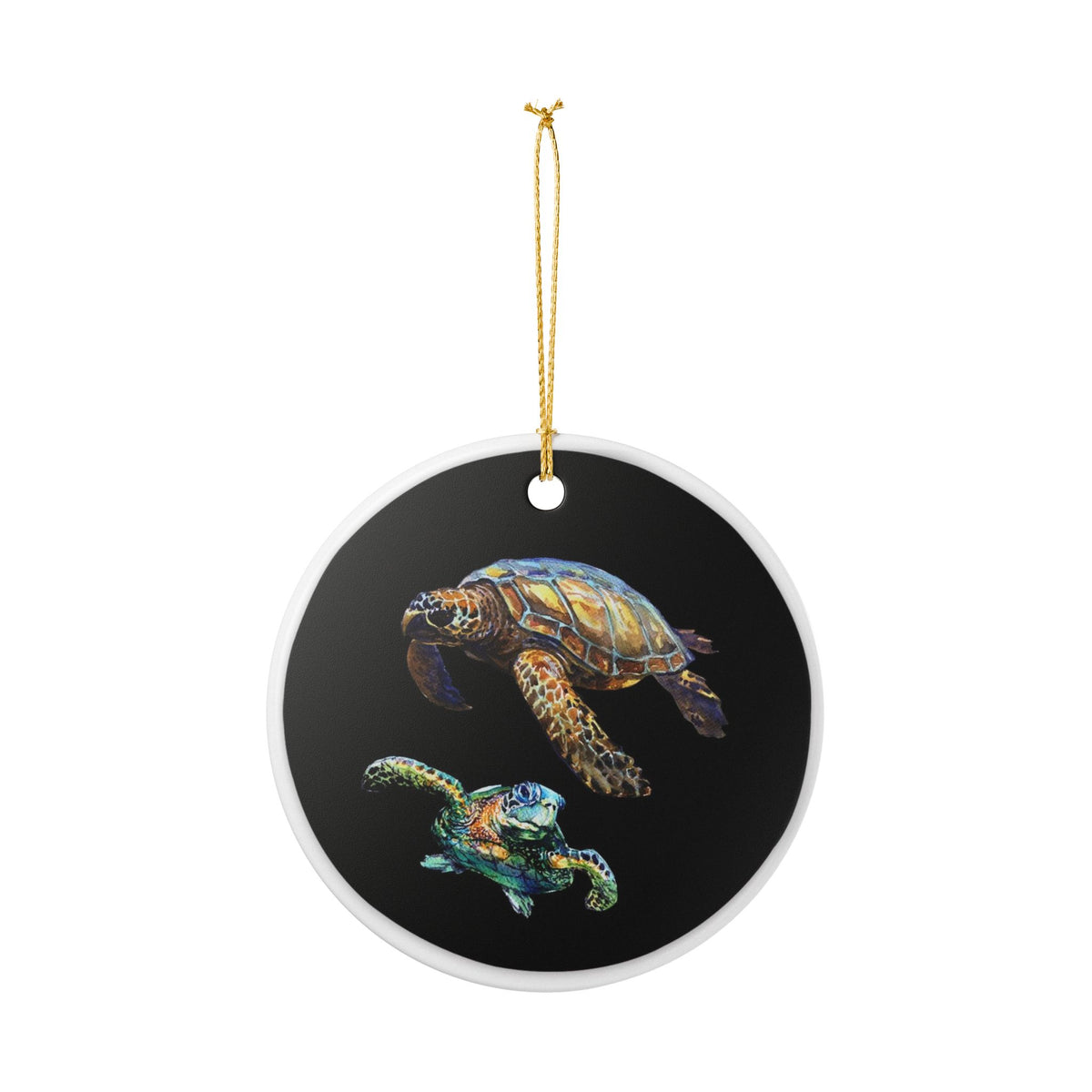 Sea Dance of Shells Ceramic Ornament - Coastal Decoration