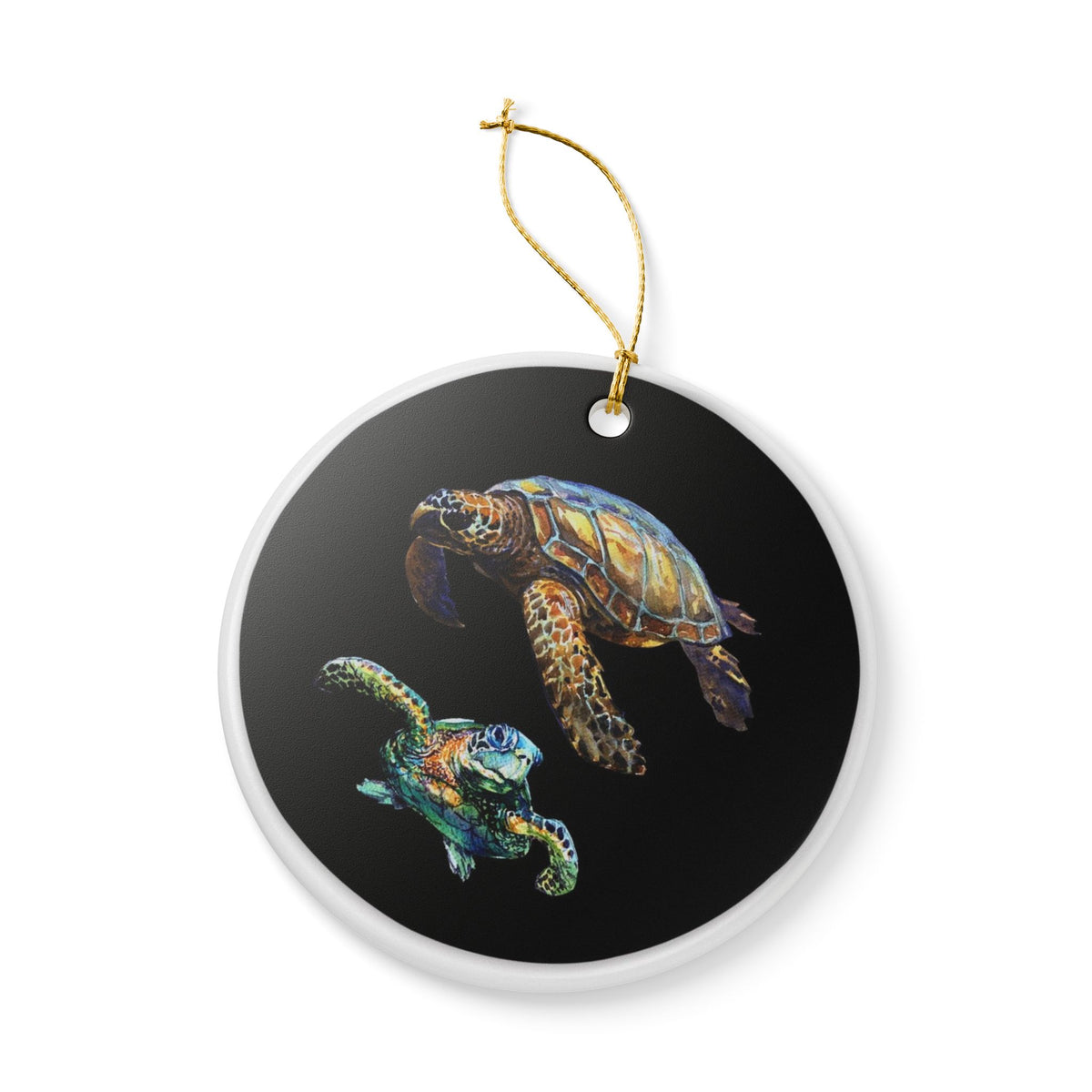 Sea Dance of Shells Ceramic Ornament - Coastal Decoration