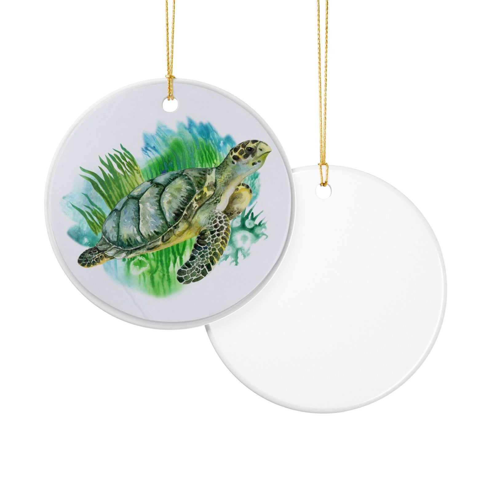 Sea Wanderer Ceramic Ornament - Coastal Decoration