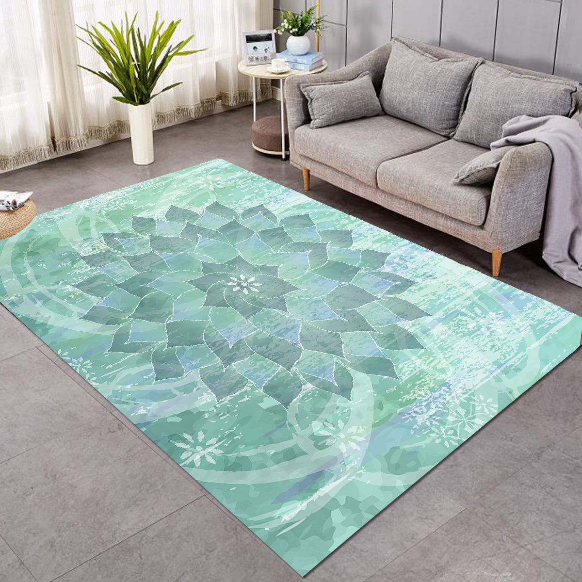 The Ocean Hues Area Rug