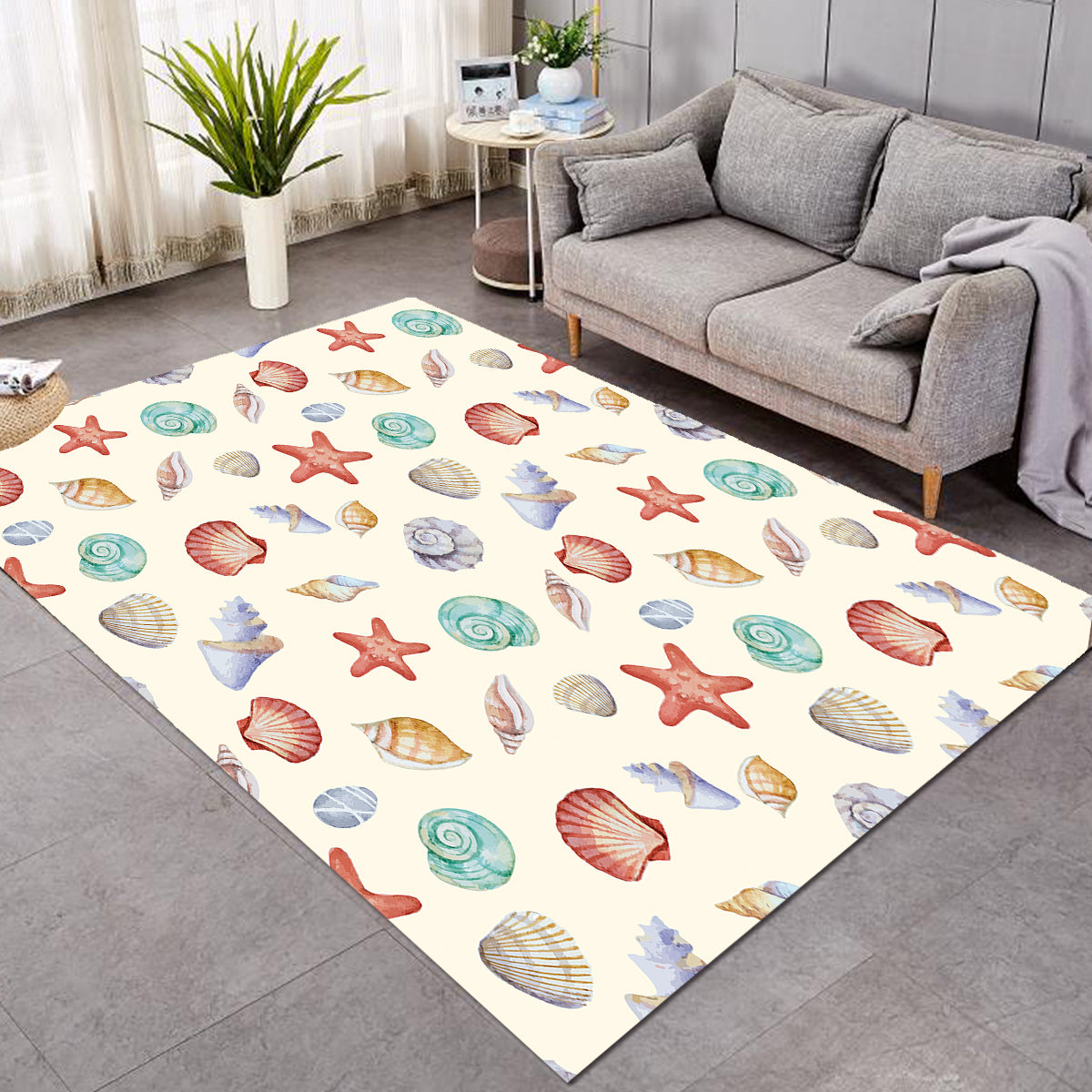 Seashells Area Rug