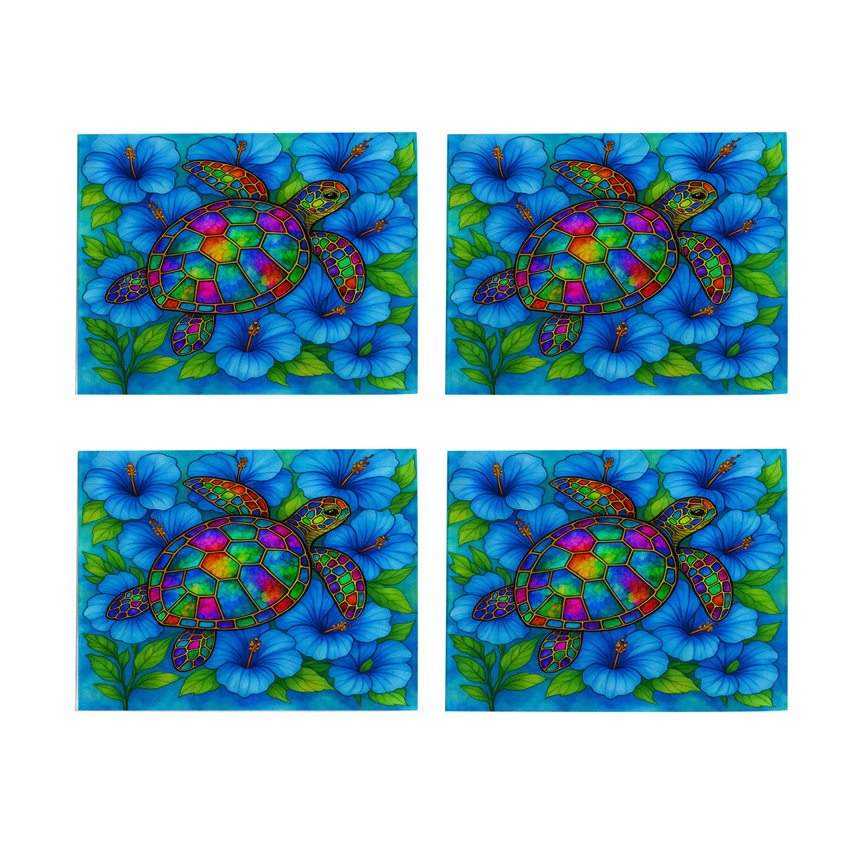 Hibiscus Sea Turtle Placemat