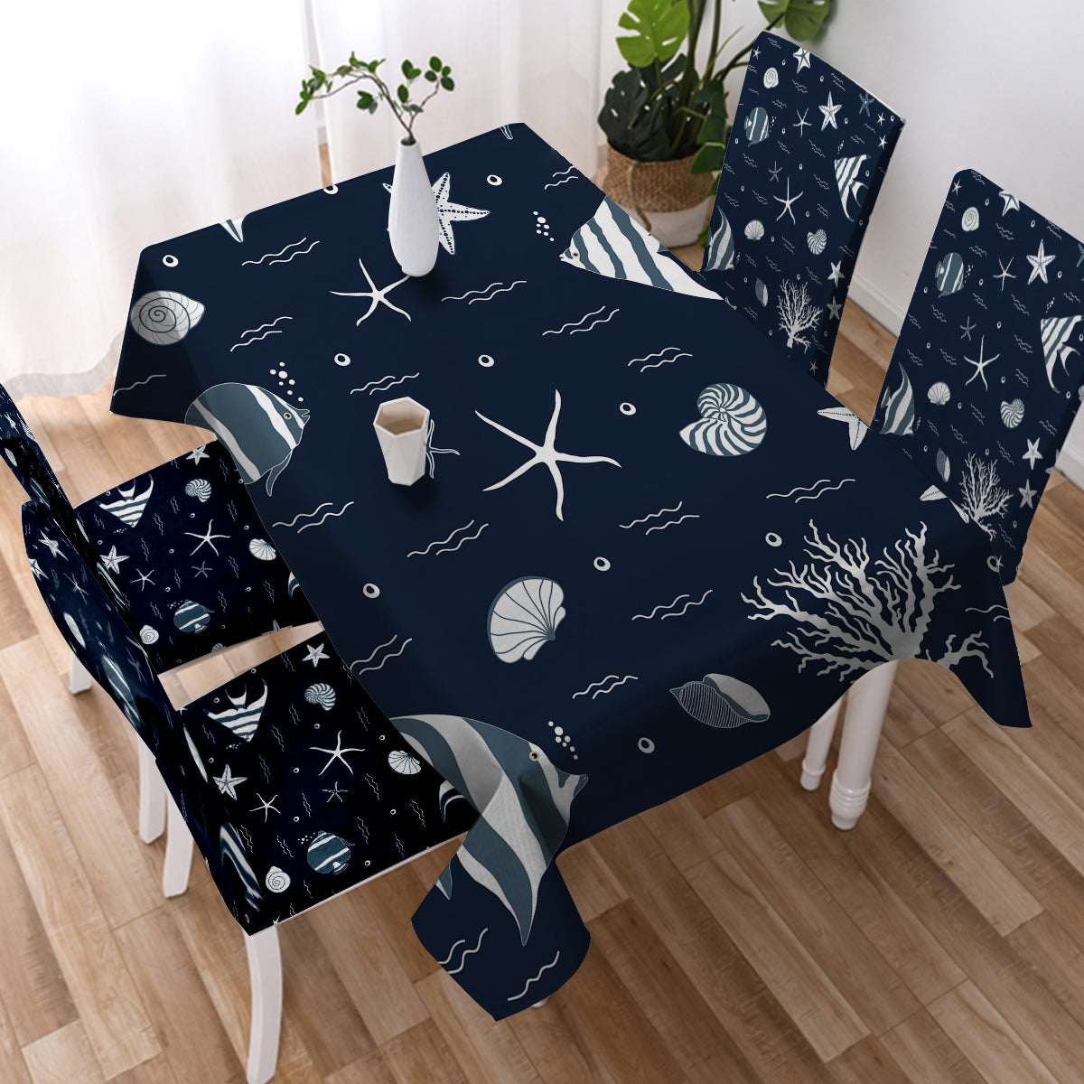 Blue Ocean Chair Cover