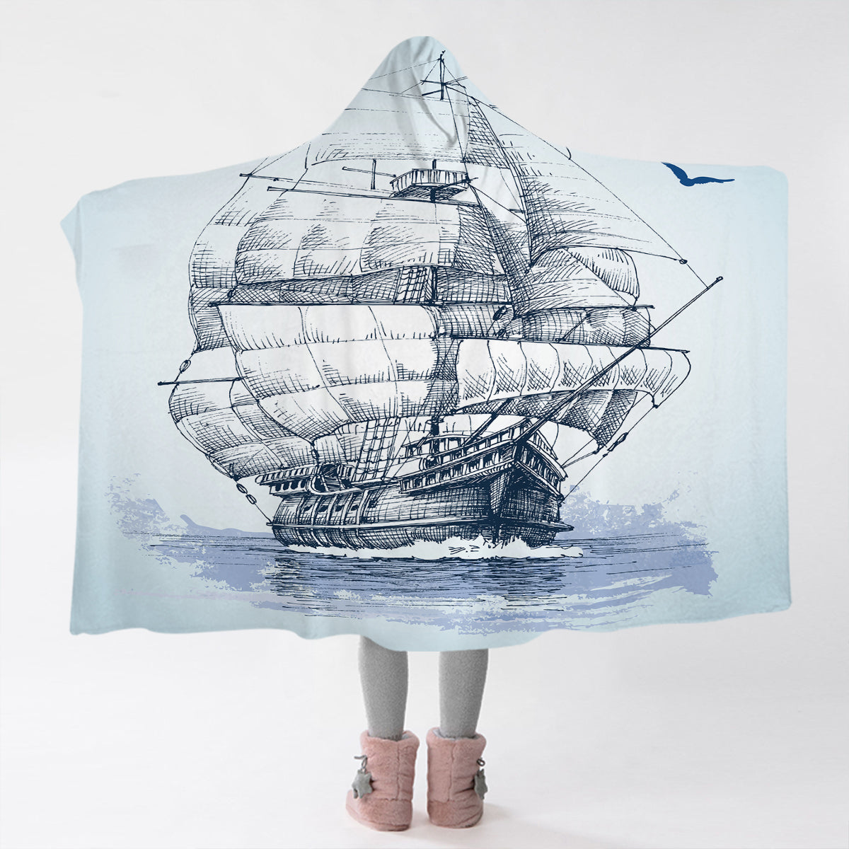 Semper Fortis Hooded Blanket