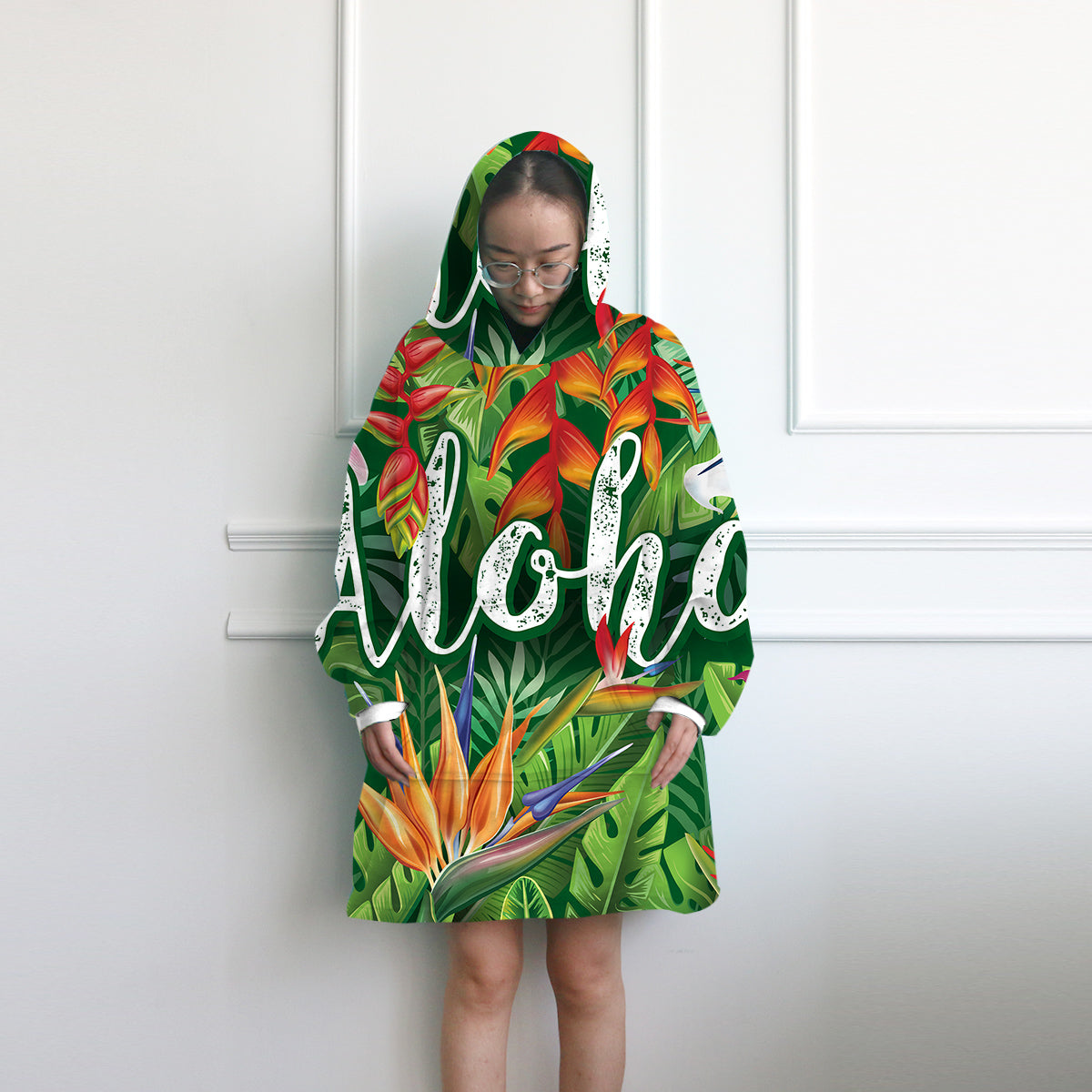 Aloha Wearable Blanket Hoodie