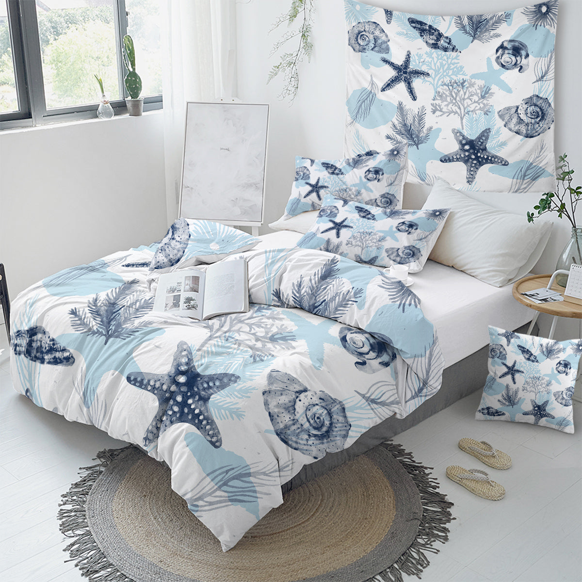 Ocean Blues Duvet Cover Set