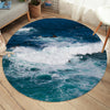 Ocean Round Area Rug