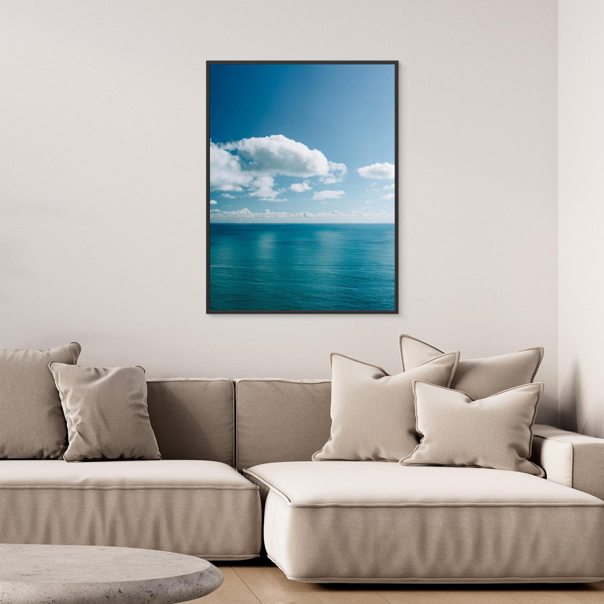 Canvas Print - Amalfi Coast Ocean View V by Bethany Young