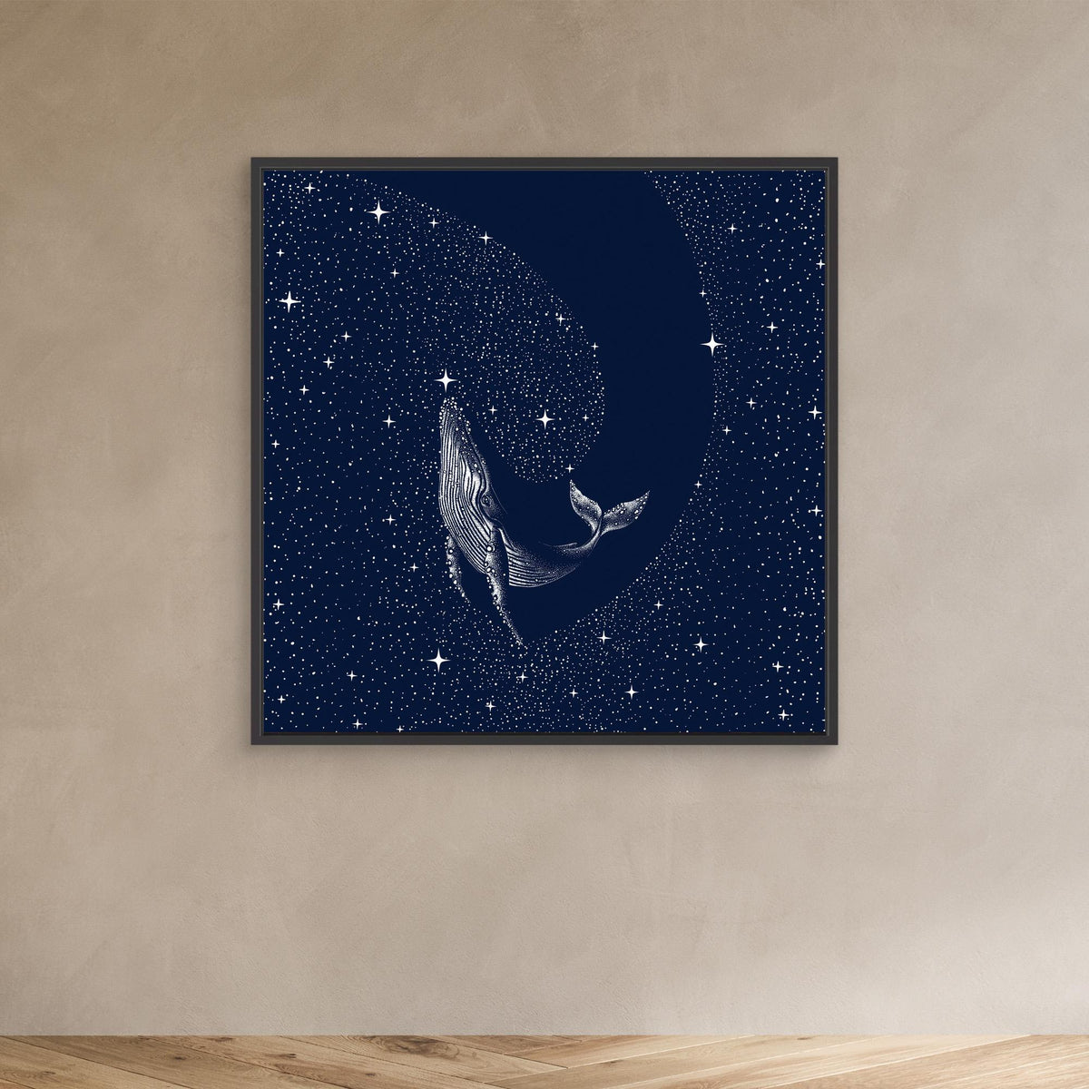 Canvas Print - Starry Whale by Alirıza çakir