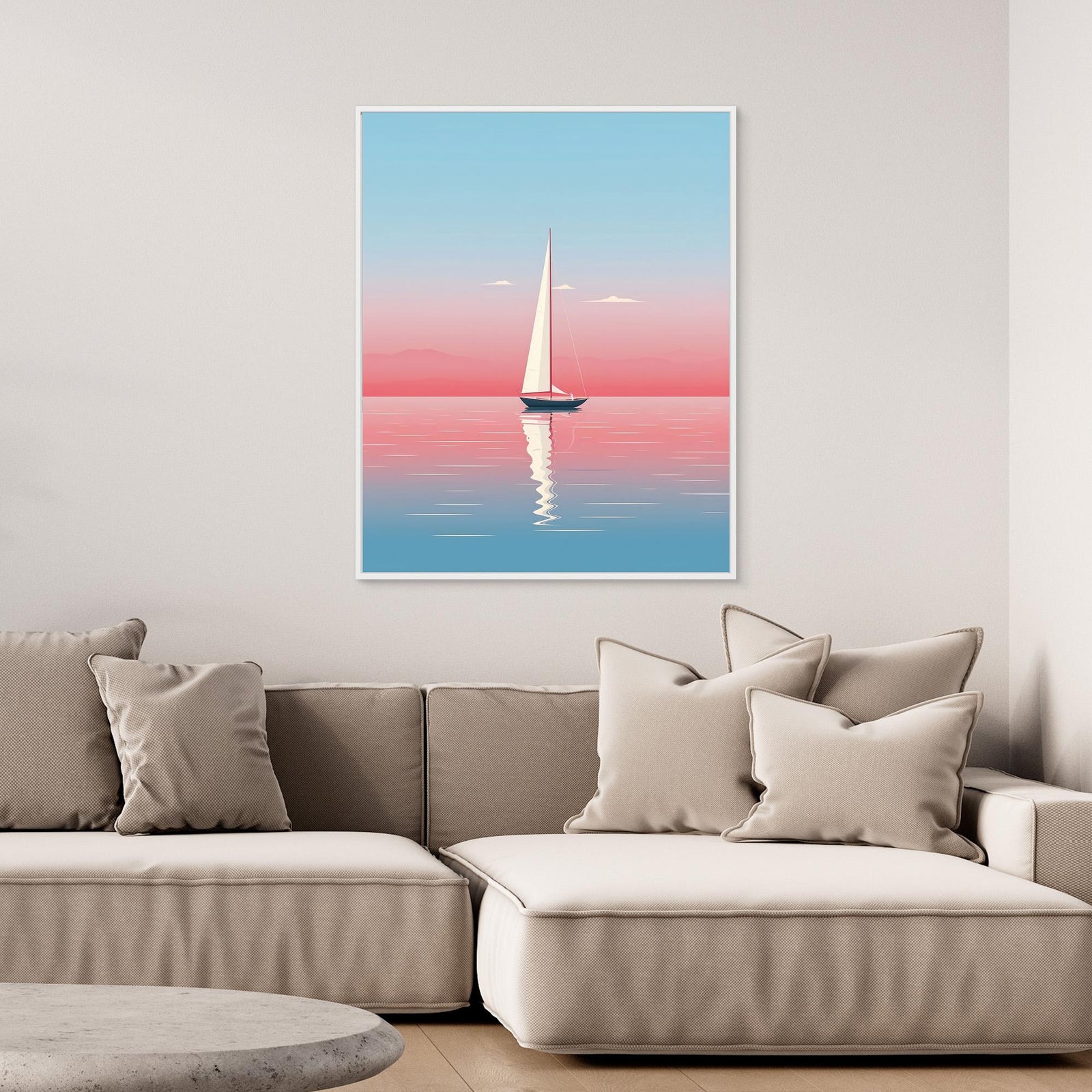 Canvas Print - Sailing In Peace by Emiliano Deificus