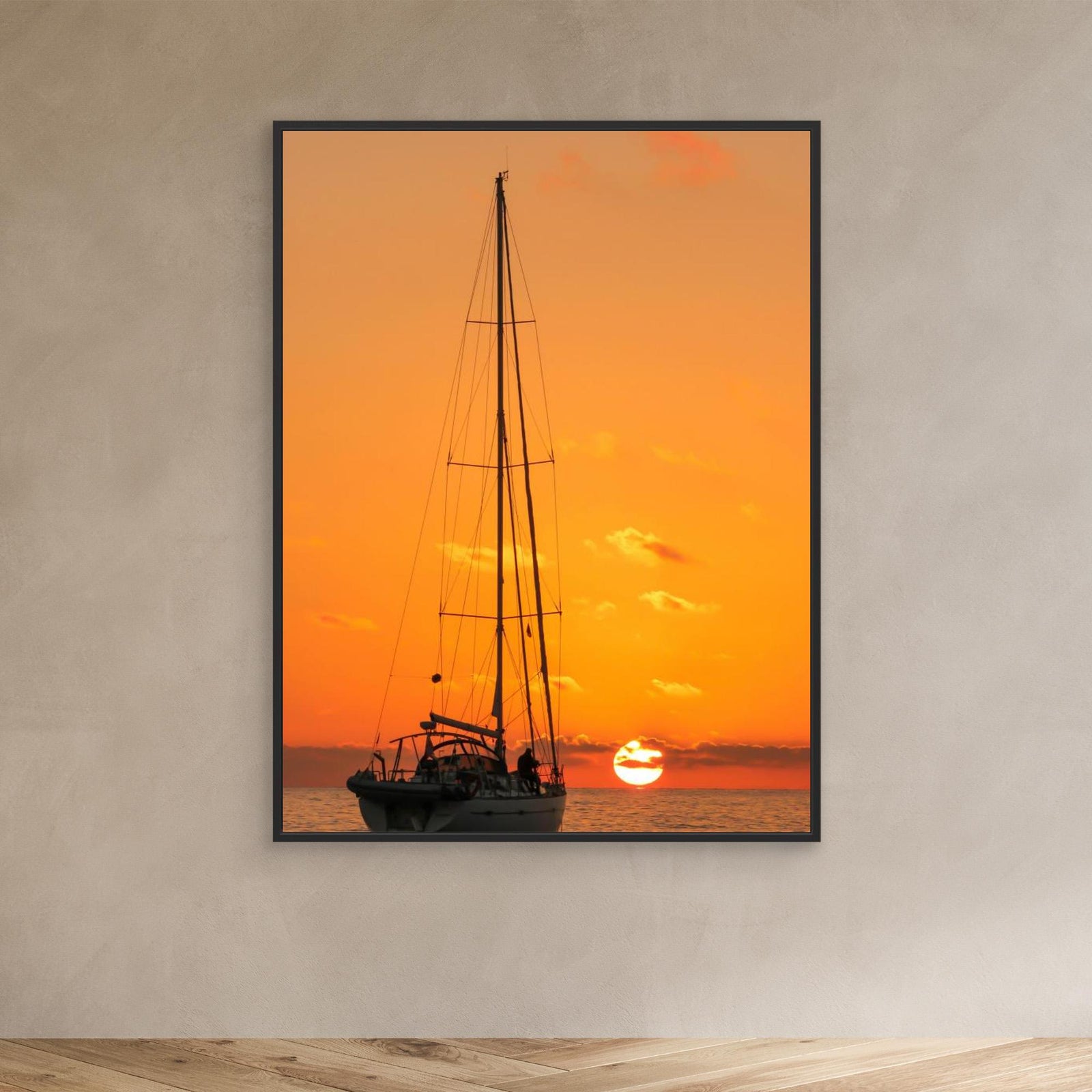 Canvas Print - The Last Sunset. by Adrian Tudose