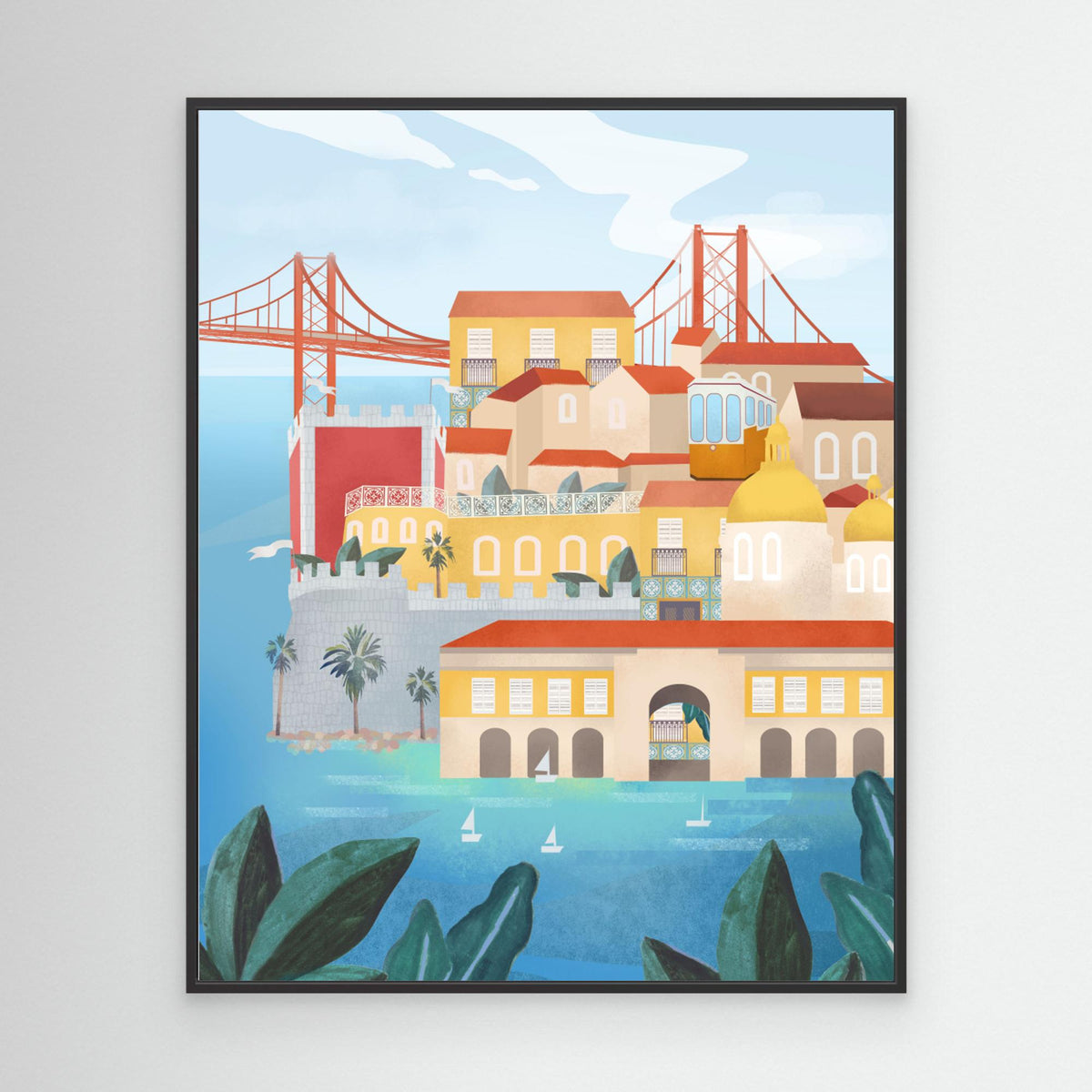 Canvas Print - Lisbon by Petra Lizde