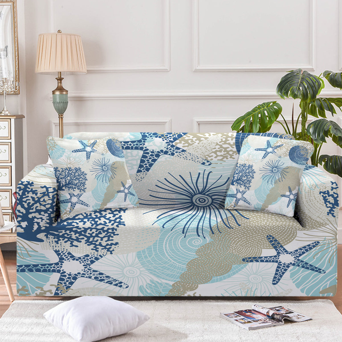 Beach Treasures Couch Cover