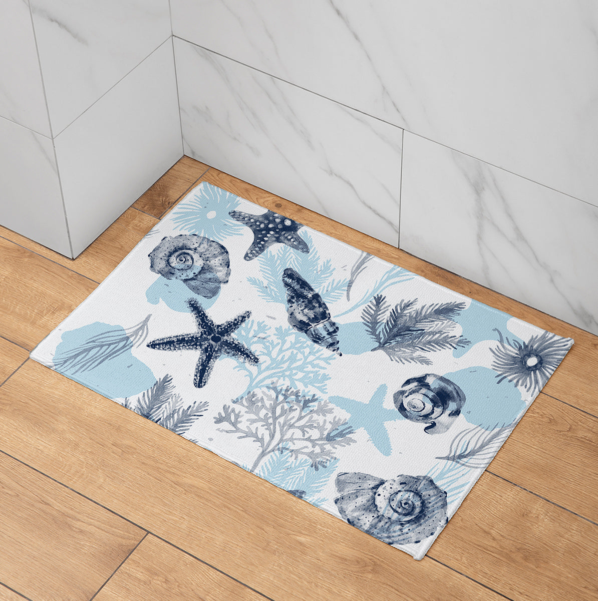 Ocean Blues Bath Mat