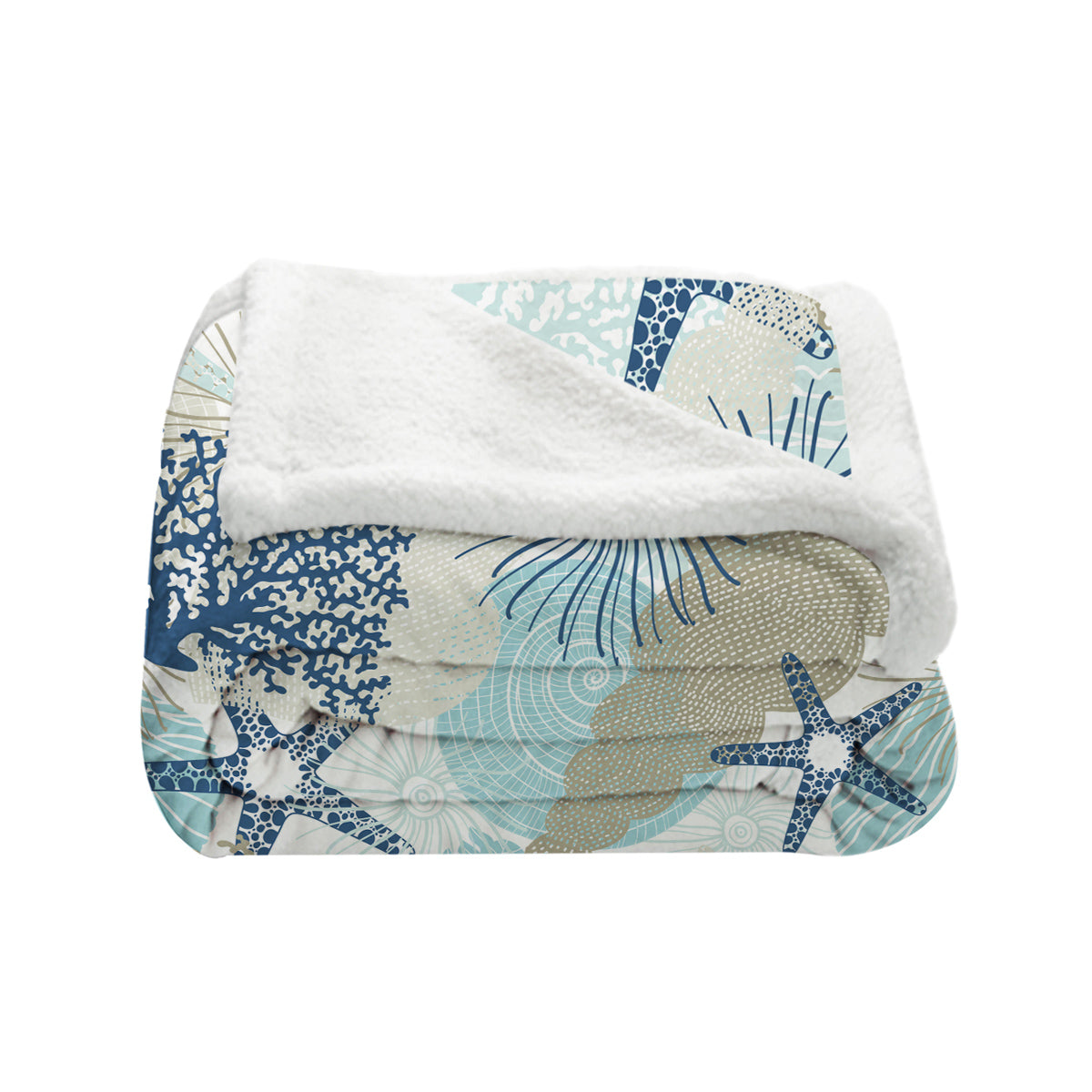 Beach Treasures Soft Sherpa Blanket