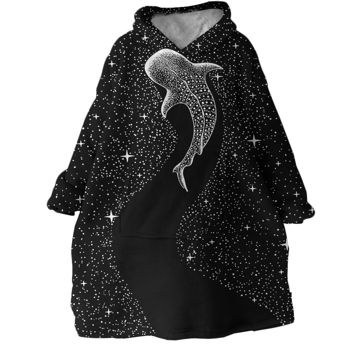 Ocean of Stars Wearable Blanket Hoodie