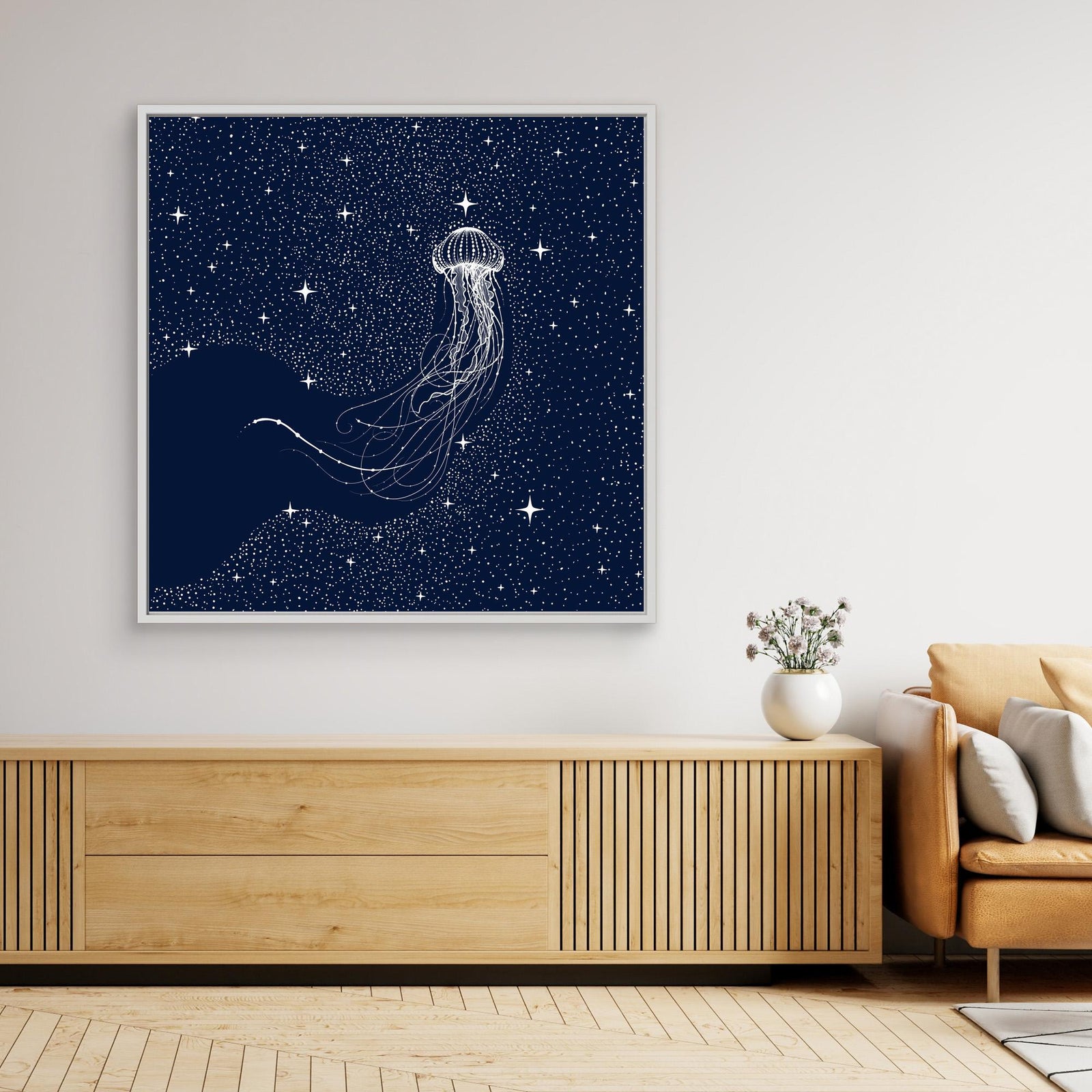 Canvas Print - Starry Jellyfish by Alirıza çakir
