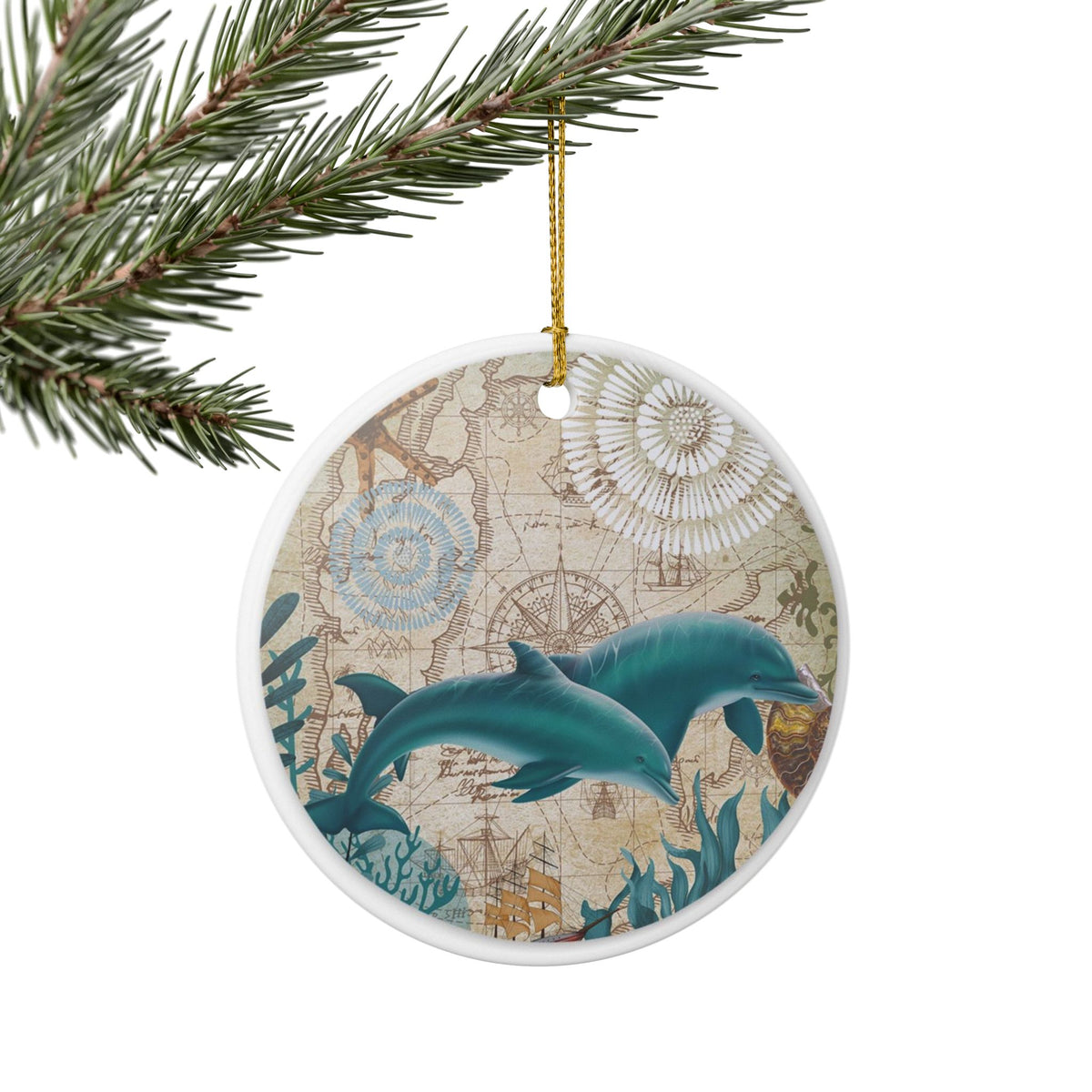 Marine Memories Ceramic Ornament - Coastal Decoration