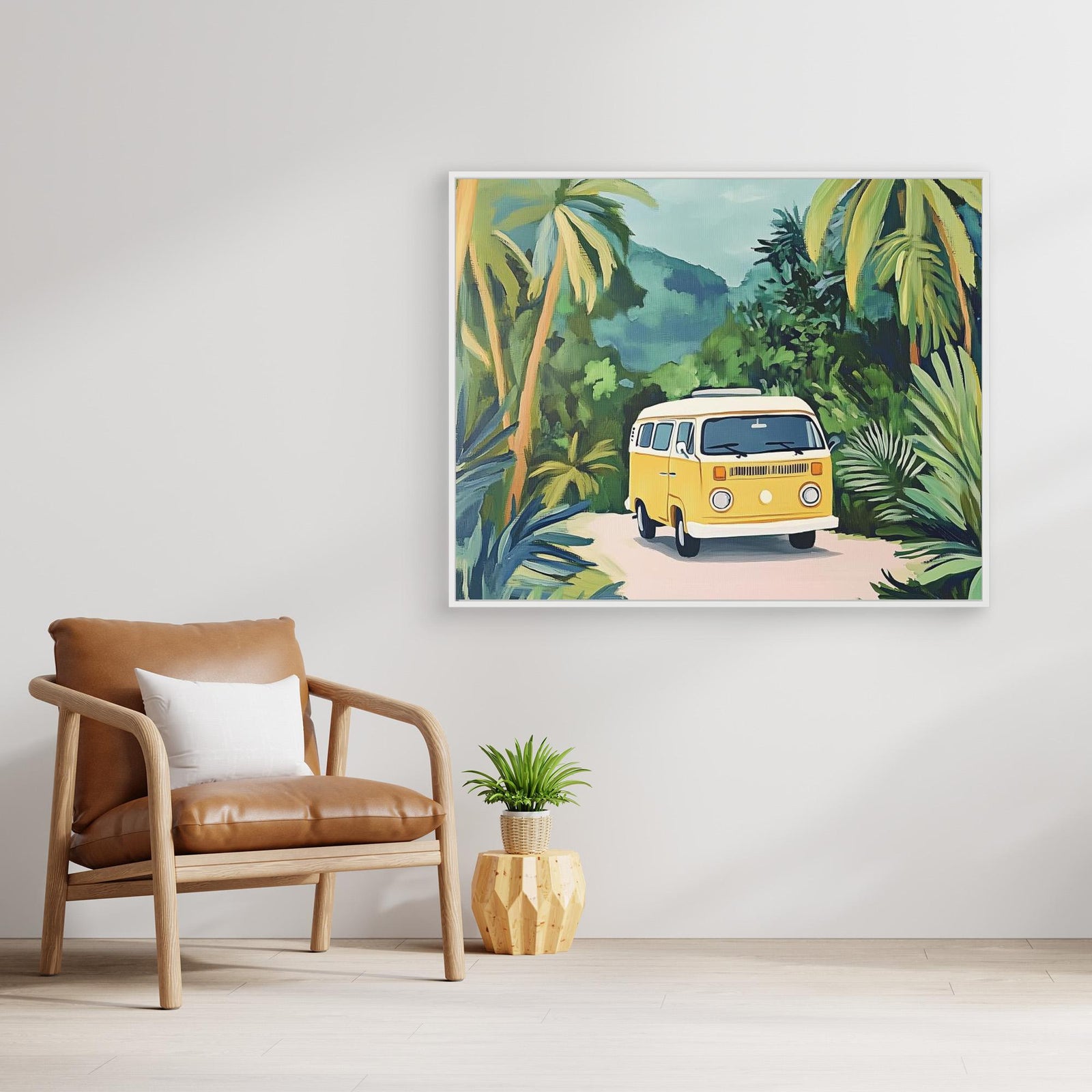 Canvas Print - Vintage Camper Van by Melloi Art Prints