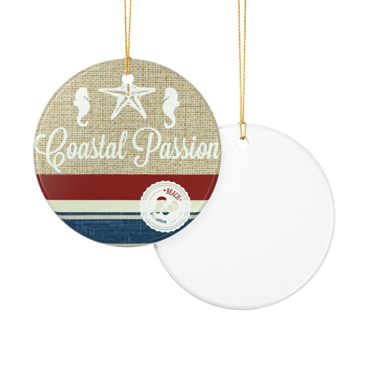 Coastal Passion Ceramic Ornament - Coastal Decoration