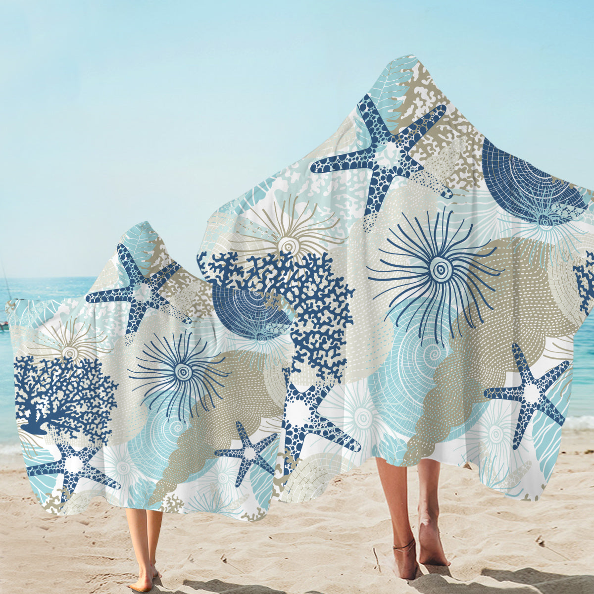 Beach Treasures Hooded Towel