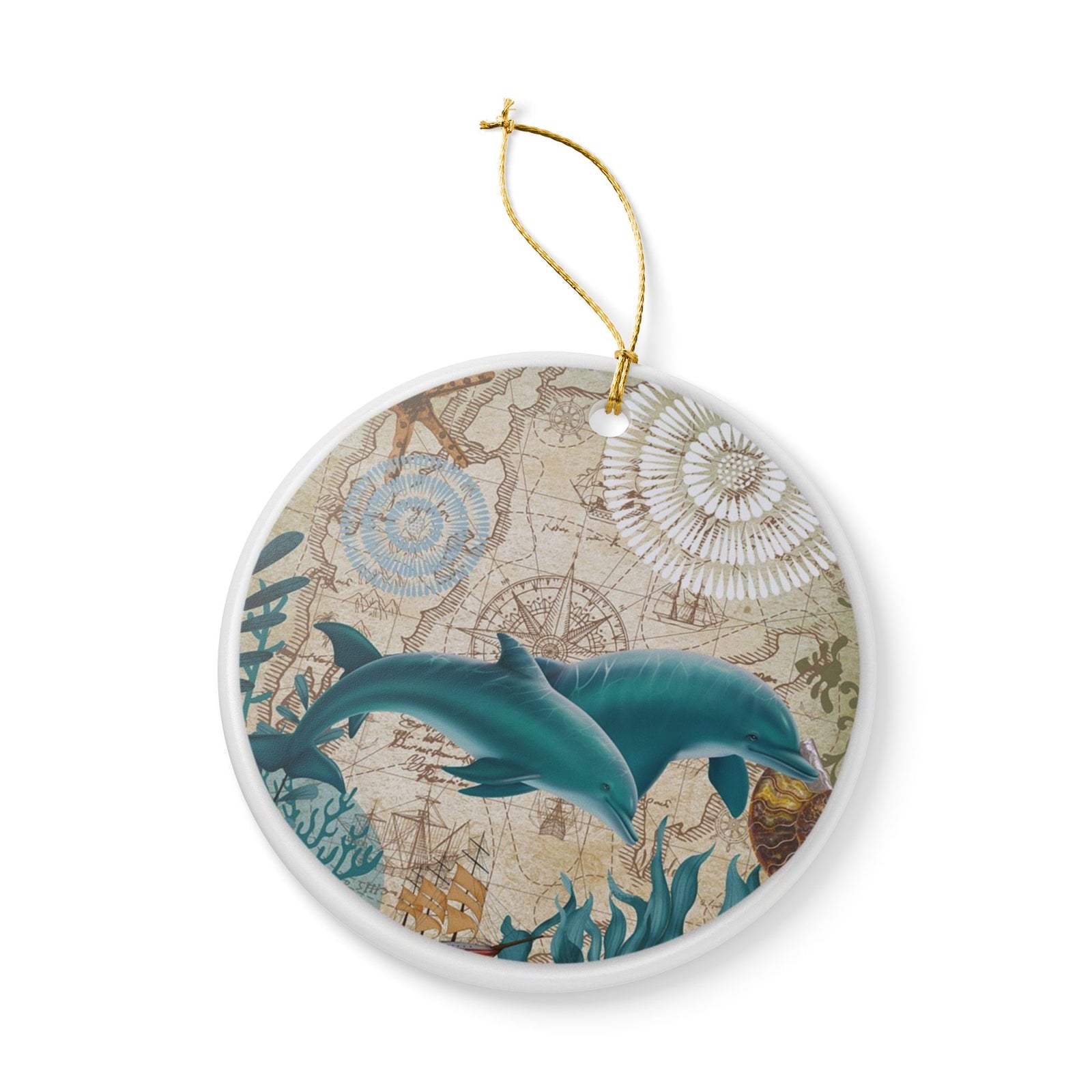 Marine Memories Ceramic Ornament - Coastal Decoration
