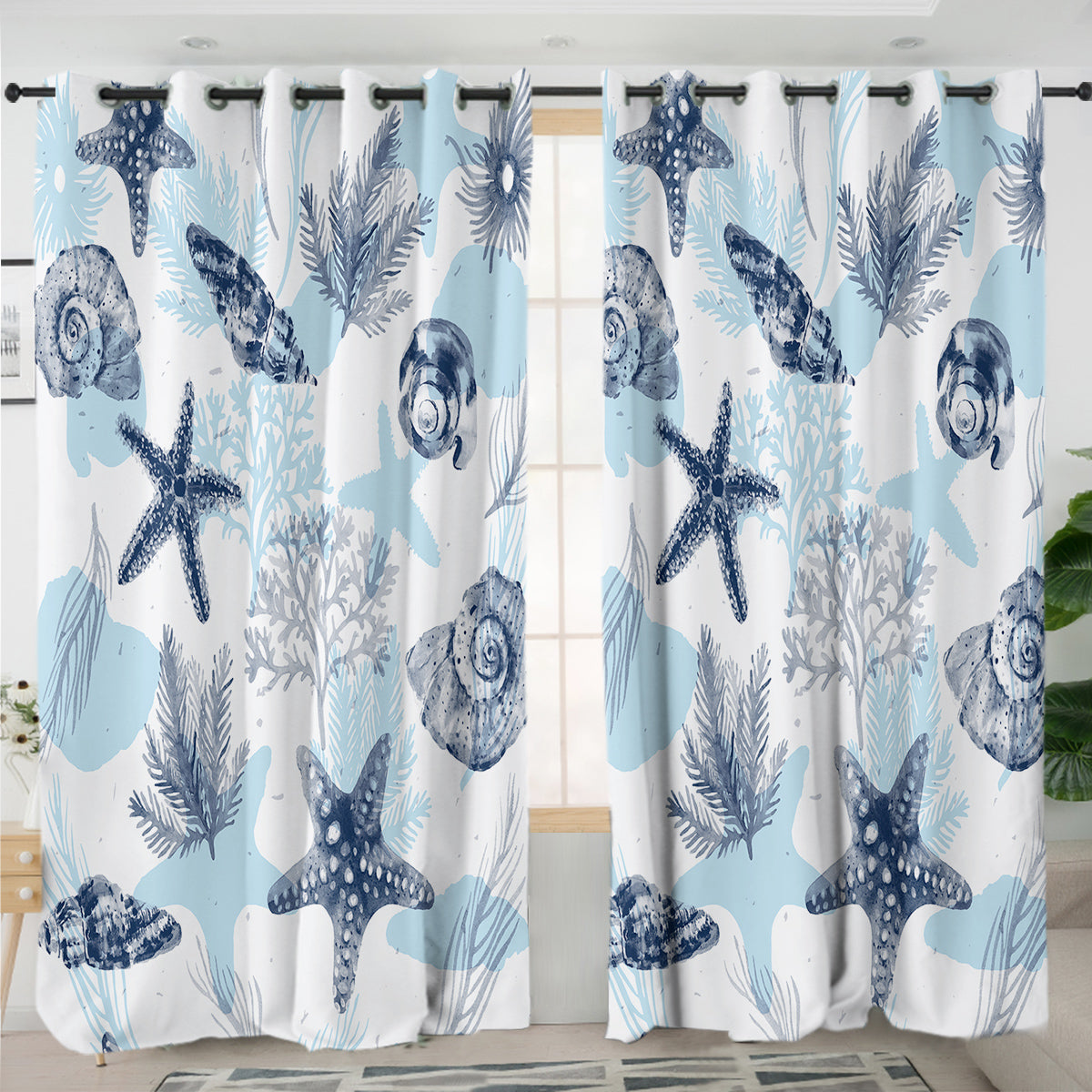 Ocean Blues Curtains