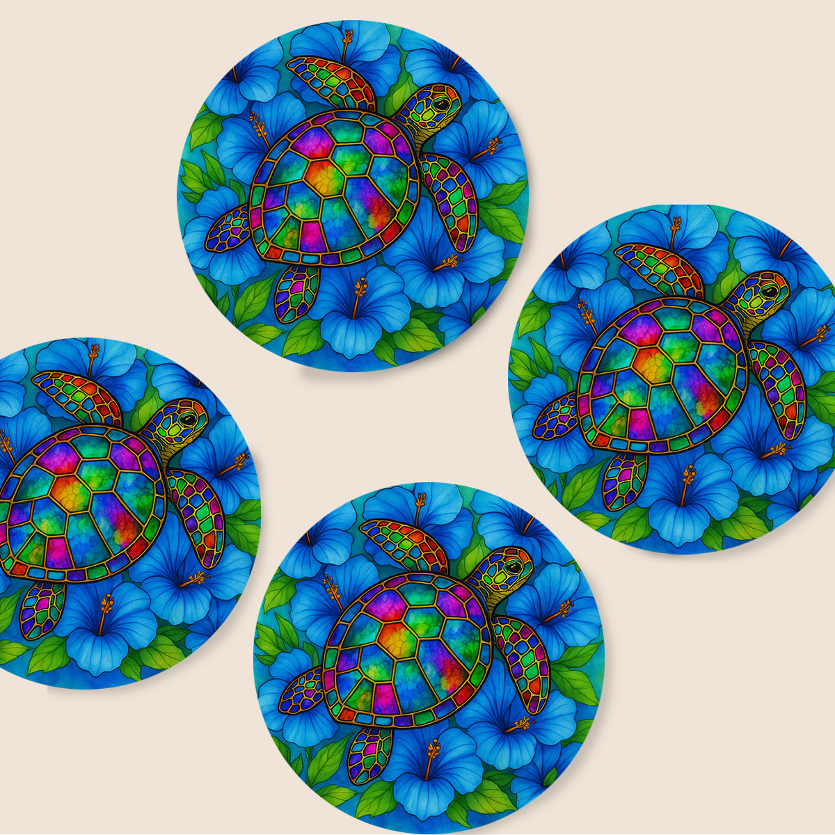 Hibiscus Sea Turtle Placemat