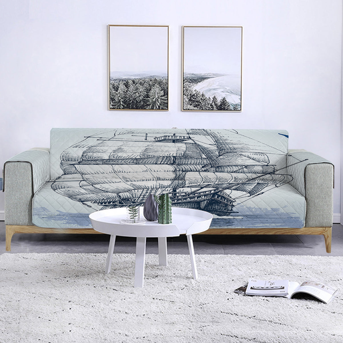 Semper Fortis Sofa Cover