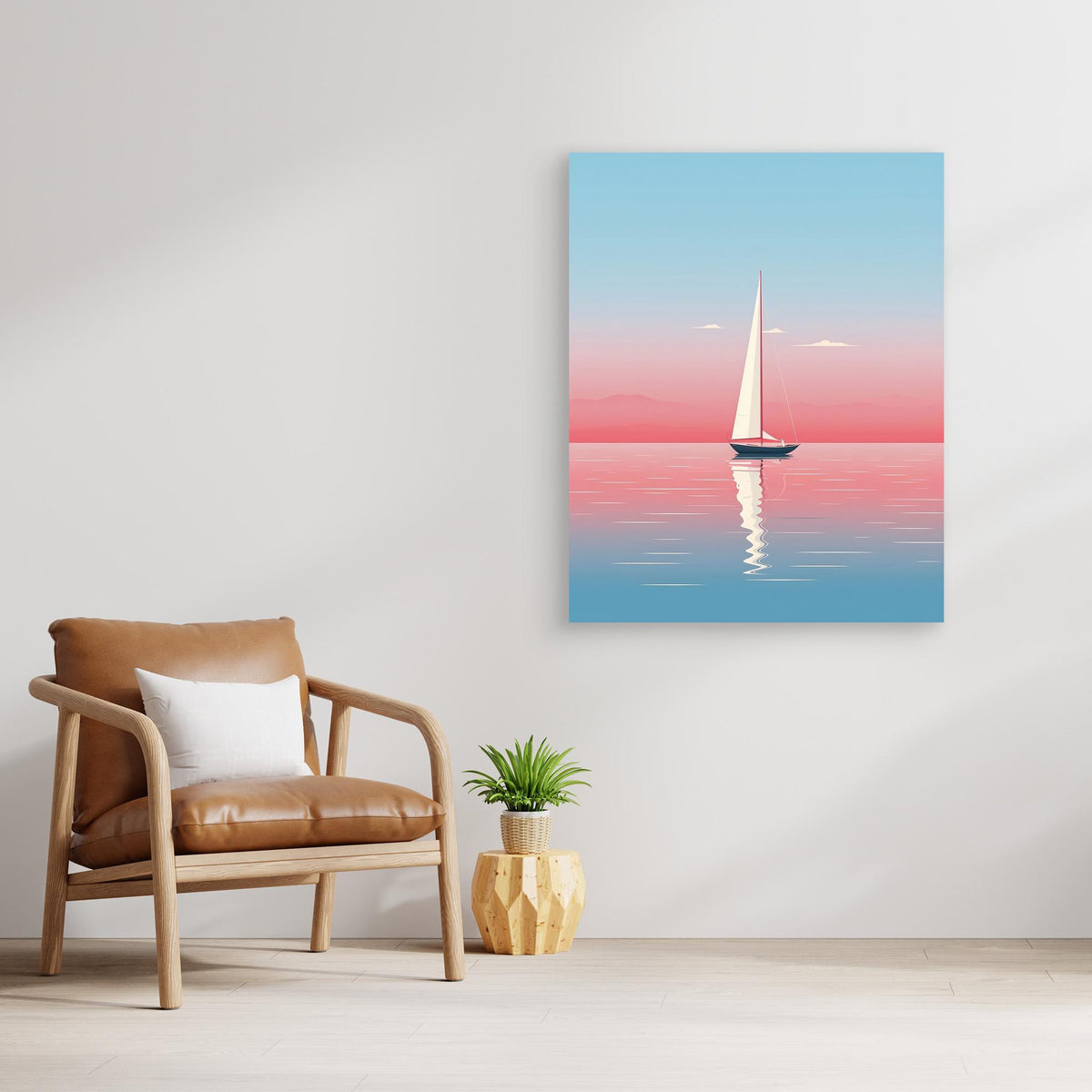 Canvas Print - Sailing In Peace by Emiliano Deificus
