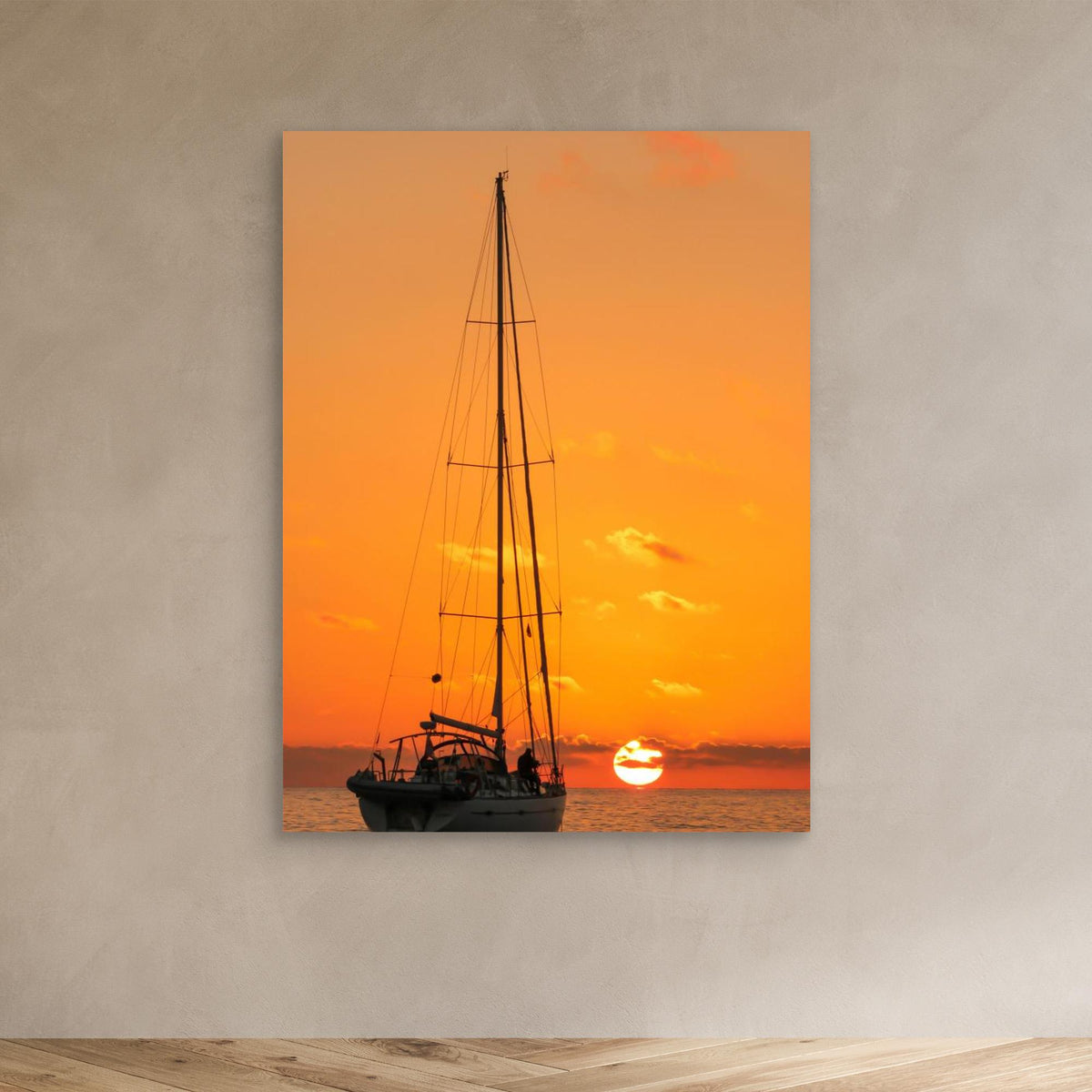 Canvas Print - The Last Sunset. by Adrian Tudose