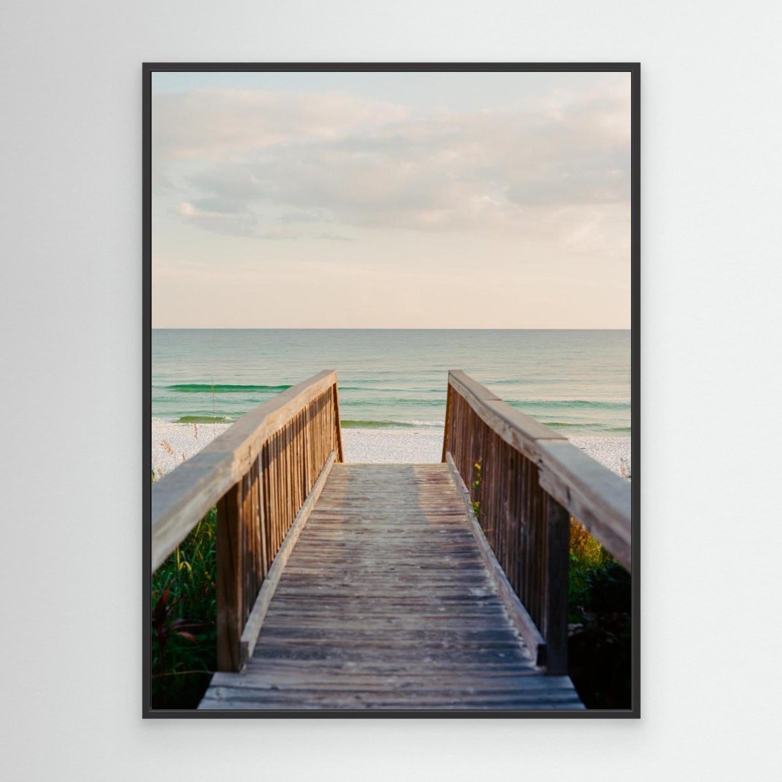 Canvas Print - Pastel Ocean Sunset VIII by Bethany Young