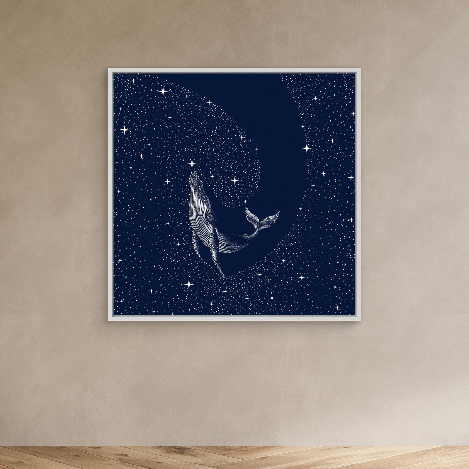 Canvas Print - Starry Whale by Alirıza çakir