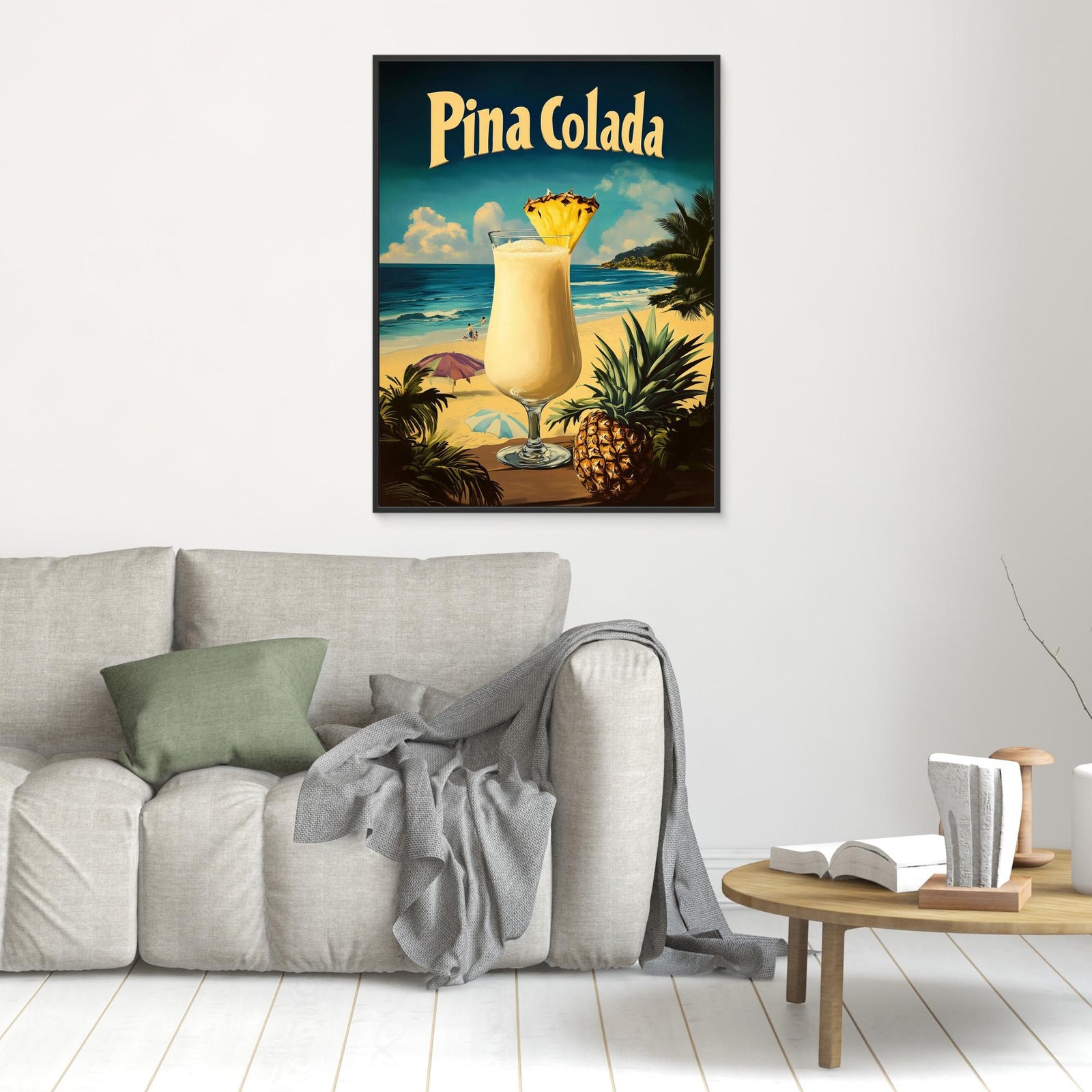 Canvas Print - Pina Colada Vintage by Andreas Magnusson