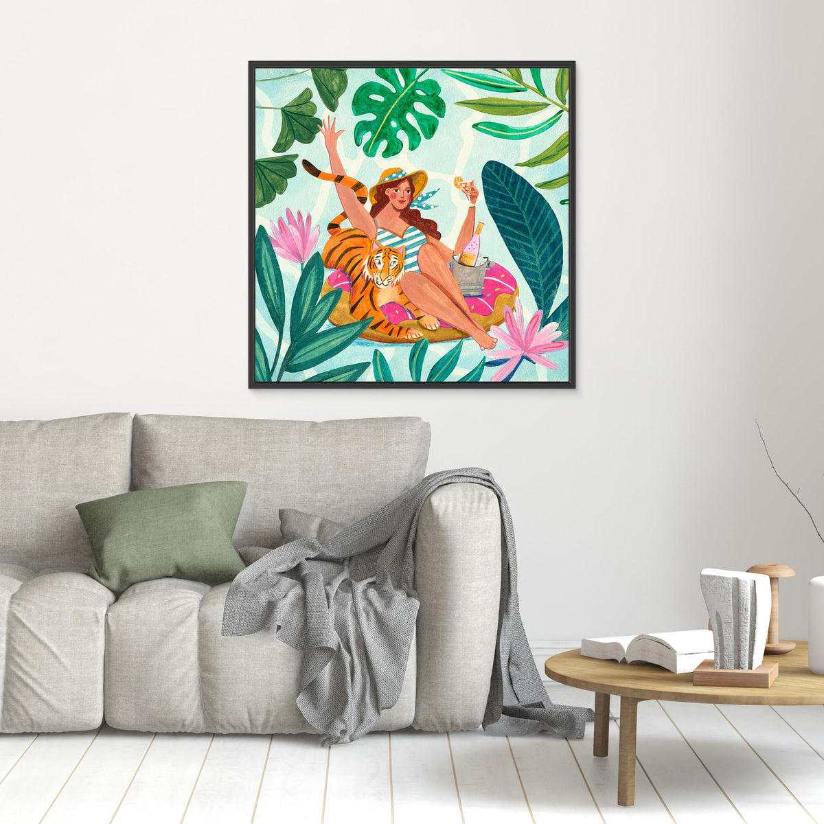 Canvas Print - Pool Party by Caroline Bonne Müller