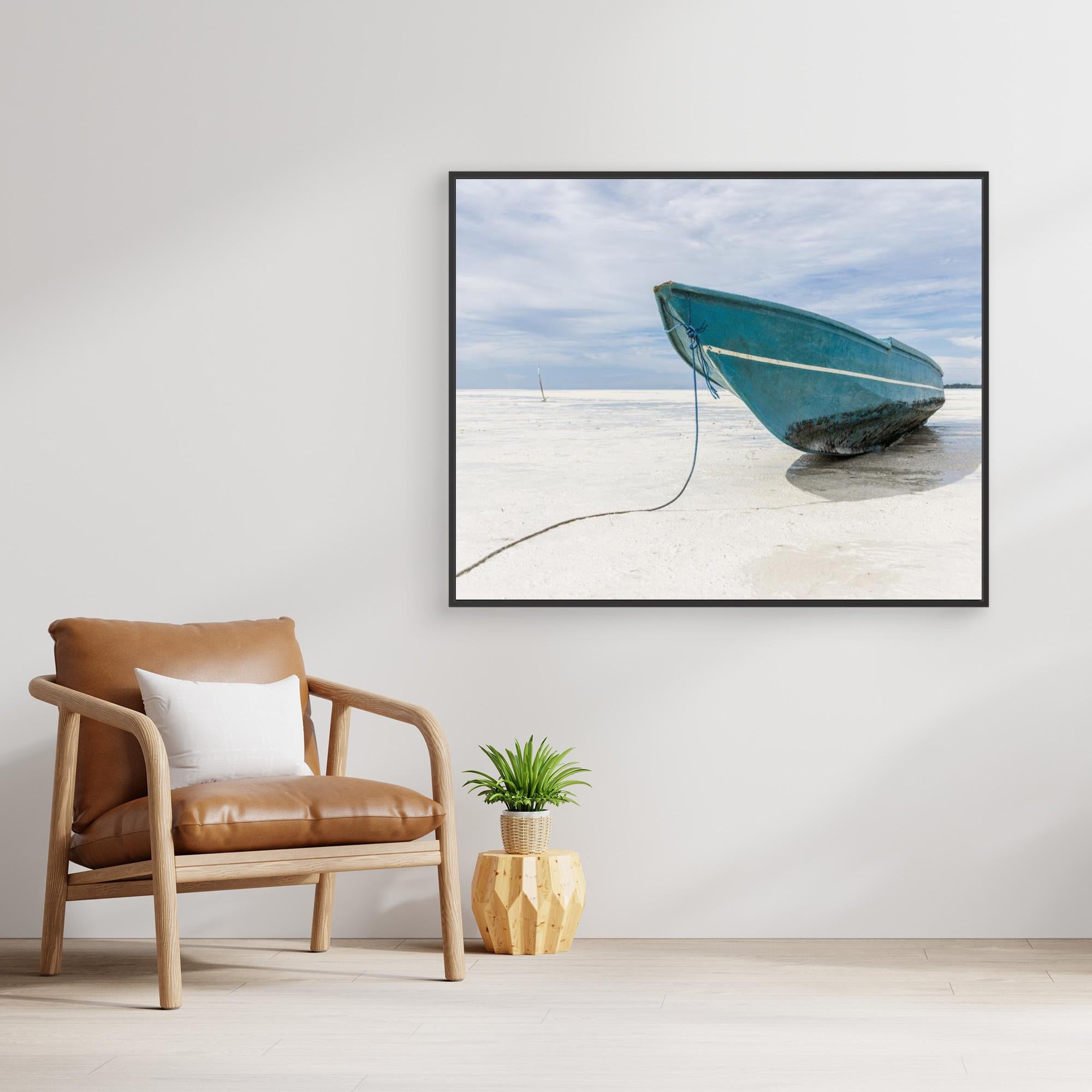 Canvas Print - Boat at the Beach by Photolovers