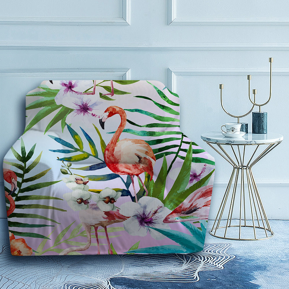 Flamingo Tropics Armchair Cover