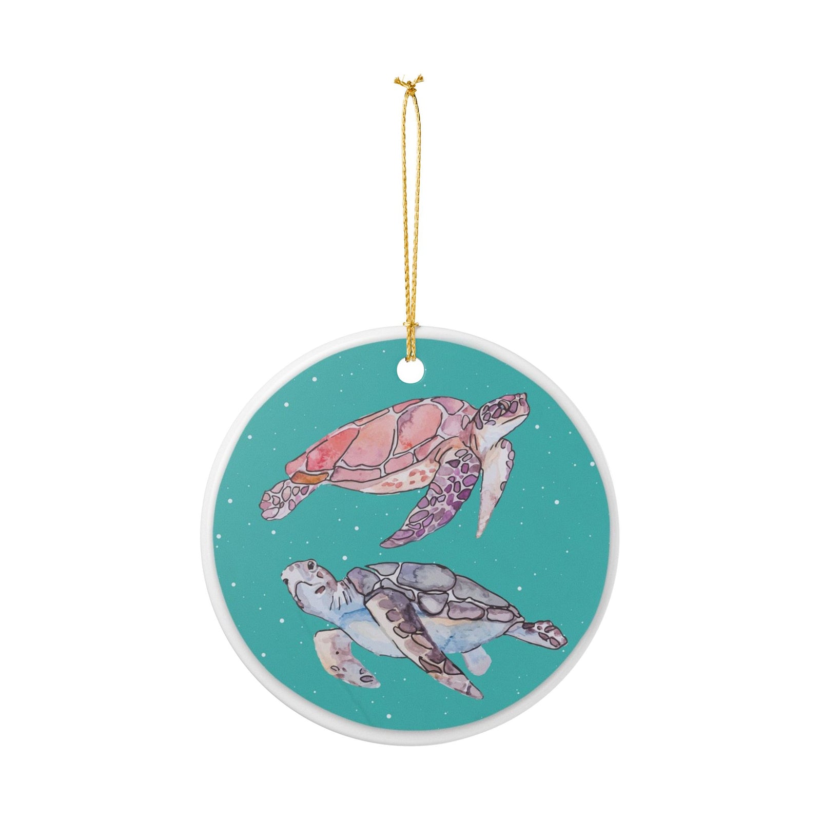 Sea Wanderers Ceramic Ornament - Coastal Decoration