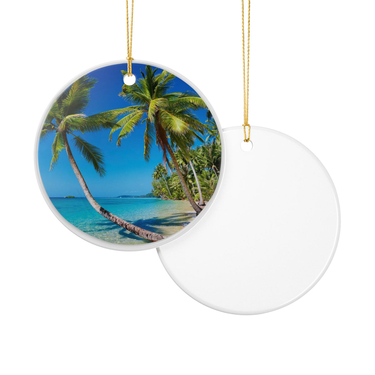 Paradise FoundCeramic Ornament - Coastal Holiday Decoration