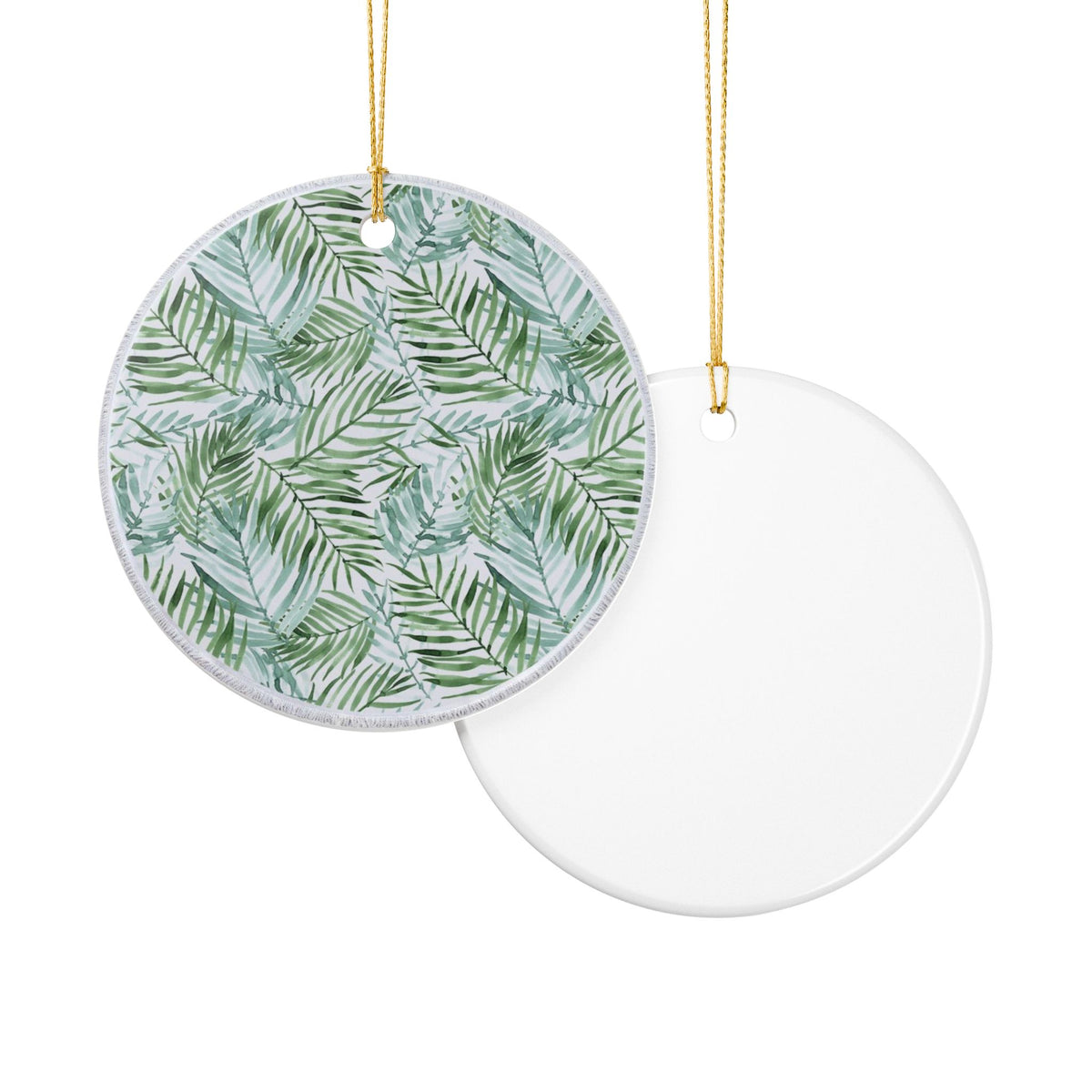 Verdant Whispers Ceramic Ornament - Coastal Decoration