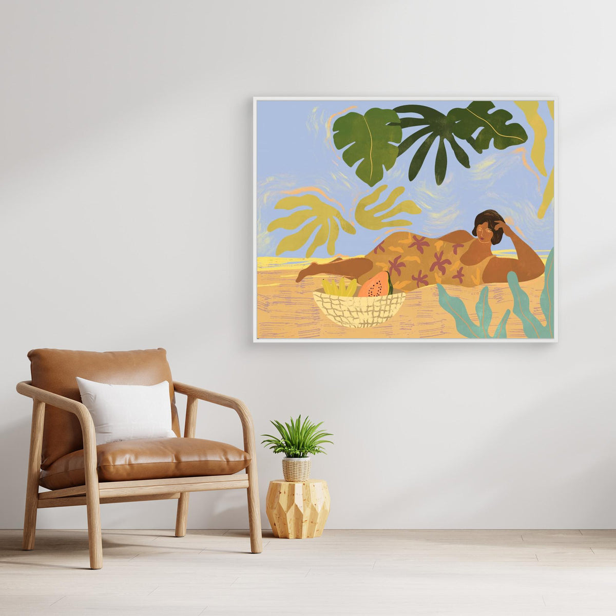 Canvas Print - Lazyday by Arty Guava