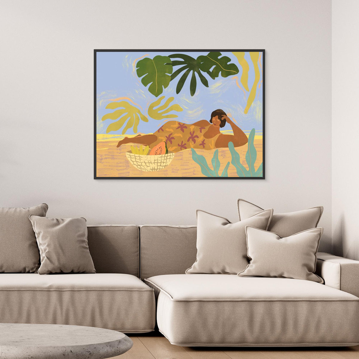 Canvas Print - Lazyday by Arty Guava