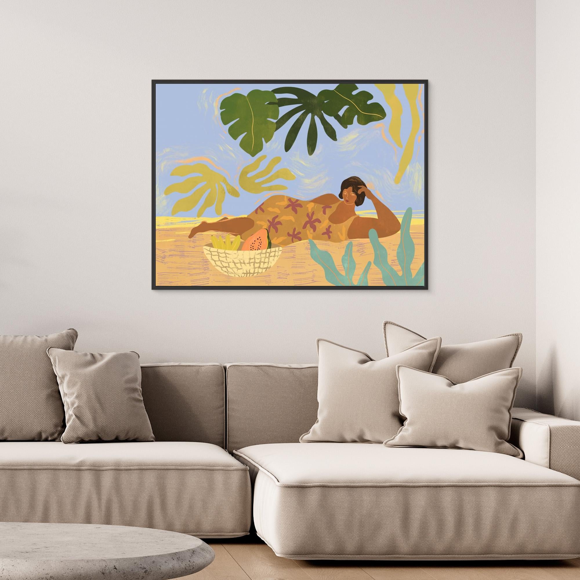 Canvas Print - Lazyday by Arty Guava