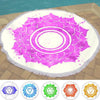 7 Chakras Round Beach Towel Collection