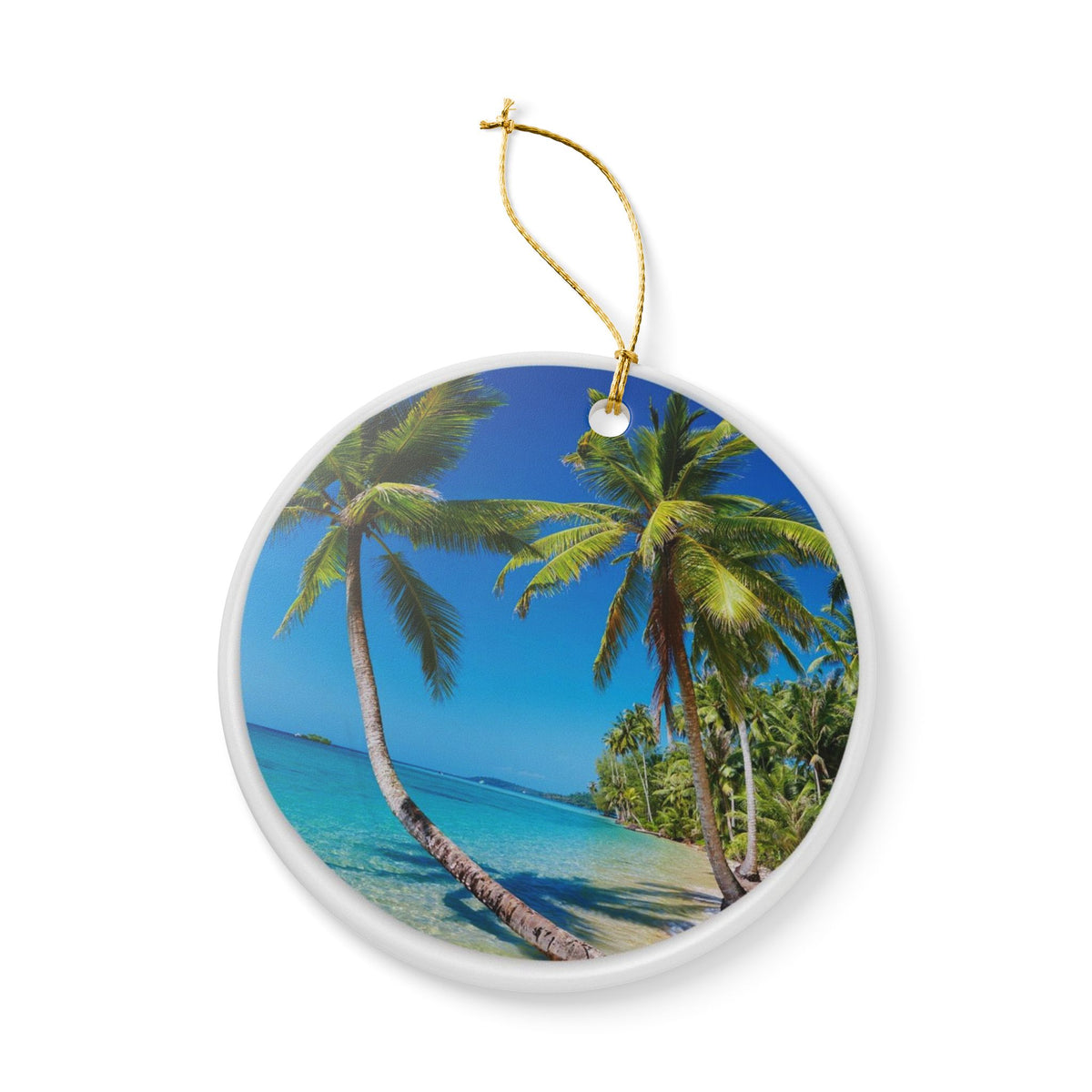 Paradise FoundCeramic Ornament - Coastal Holiday Decoration