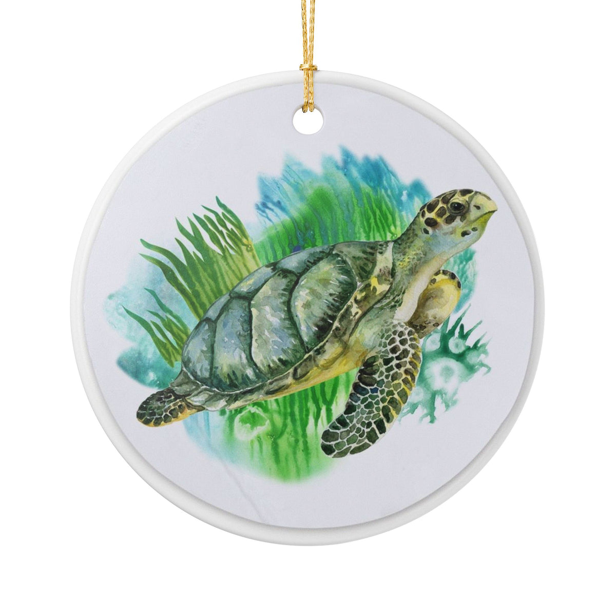 Sea Wanderer Ceramic Ornament - Coastal Decoration