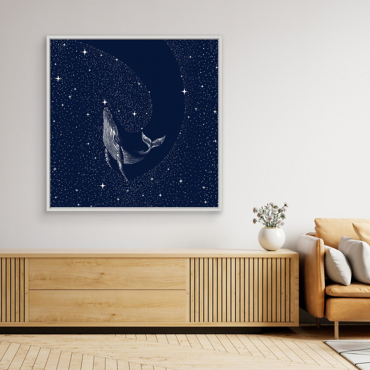 Canvas Print - Starry Whale by Alirıza çakir