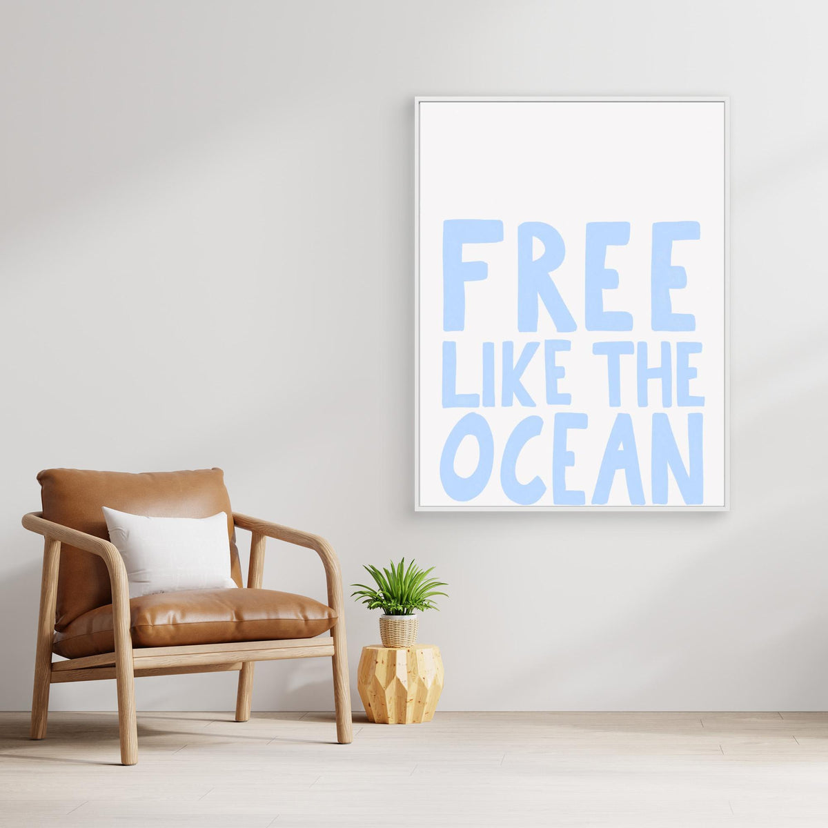 Canvas Print - Free like the Ocean by Athene Fritsch